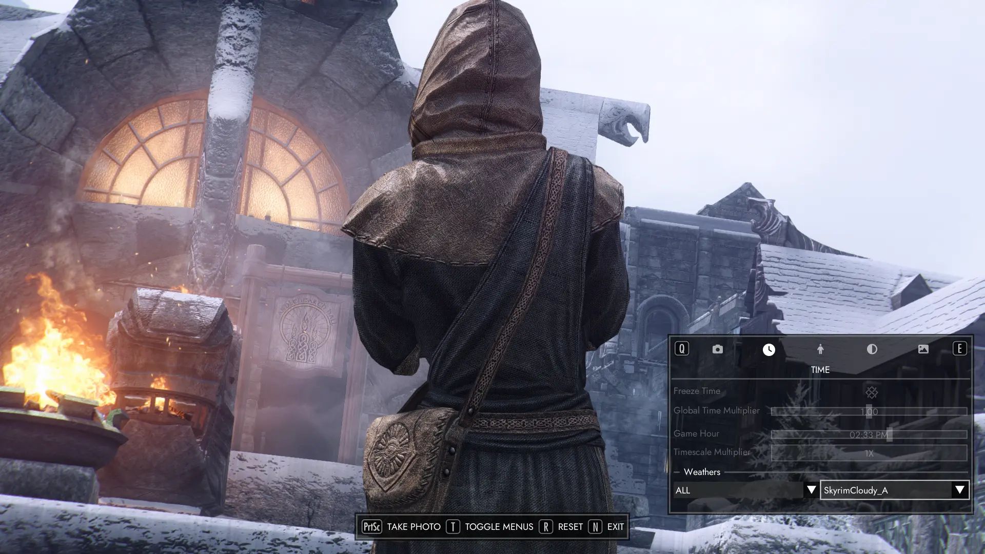 Photo Mode mod for The Elder Scrolls V: Skyrim Special Edition