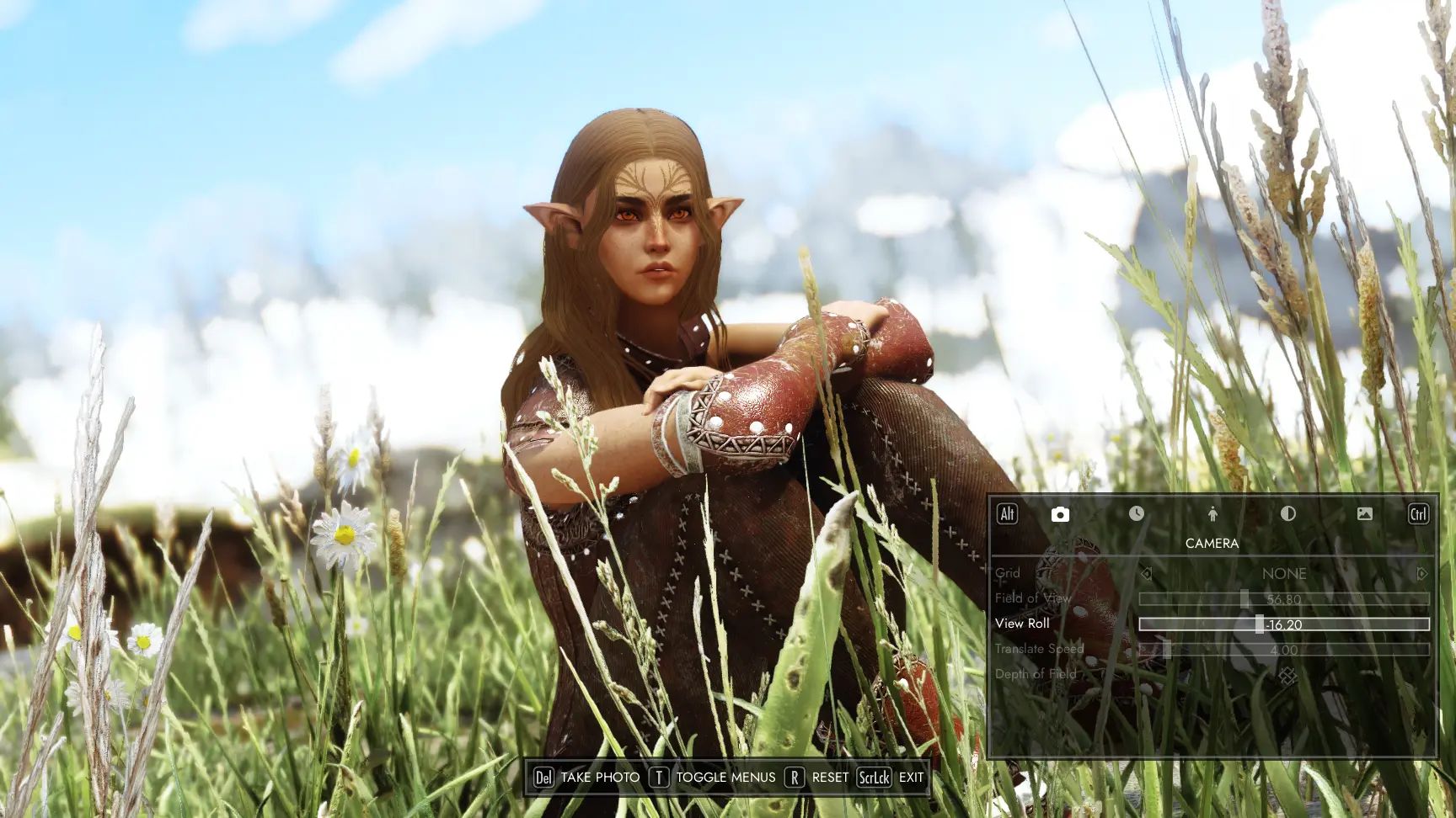 Photo Mode mod for The Elder Scrolls V: Skyrim Special Edition