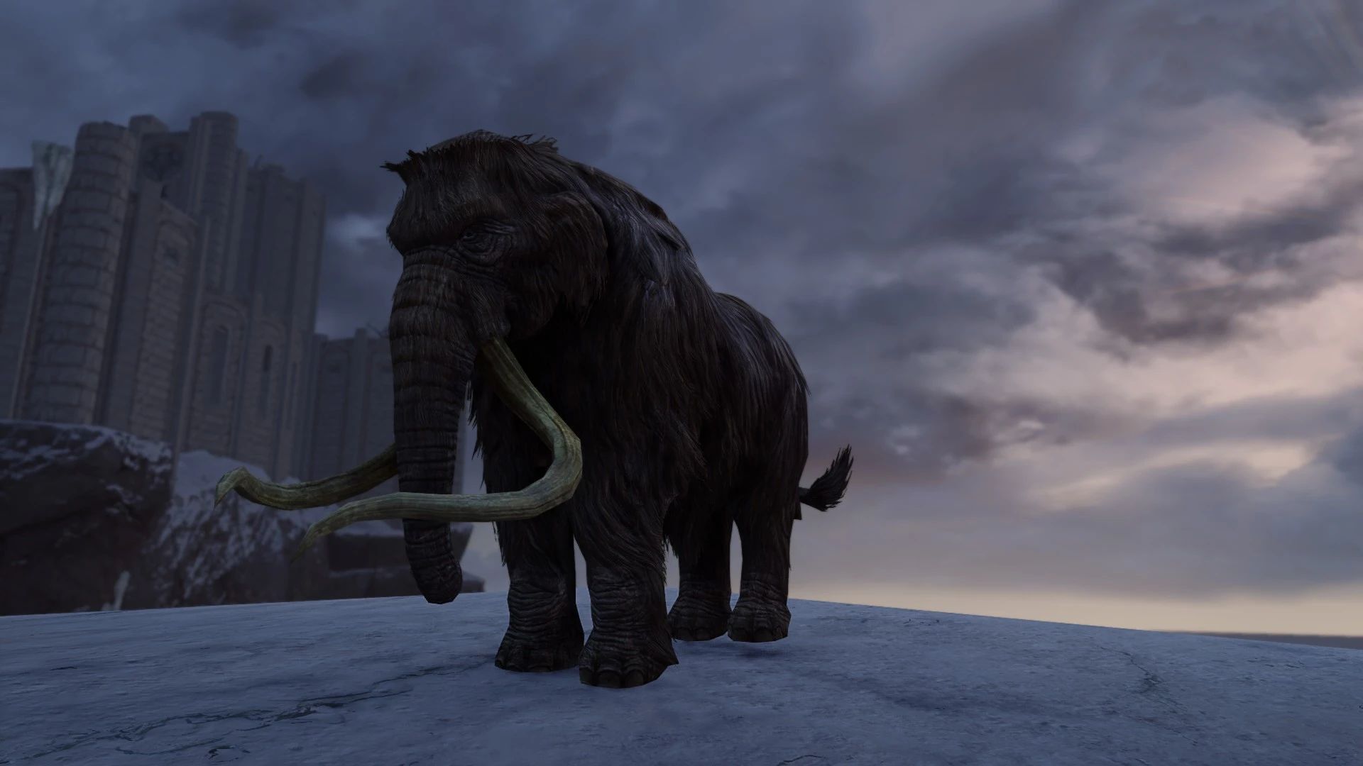 Mana - The Pocket Mammoth Pet mod for The Elder Scrolls V: Skyrim Special Edition