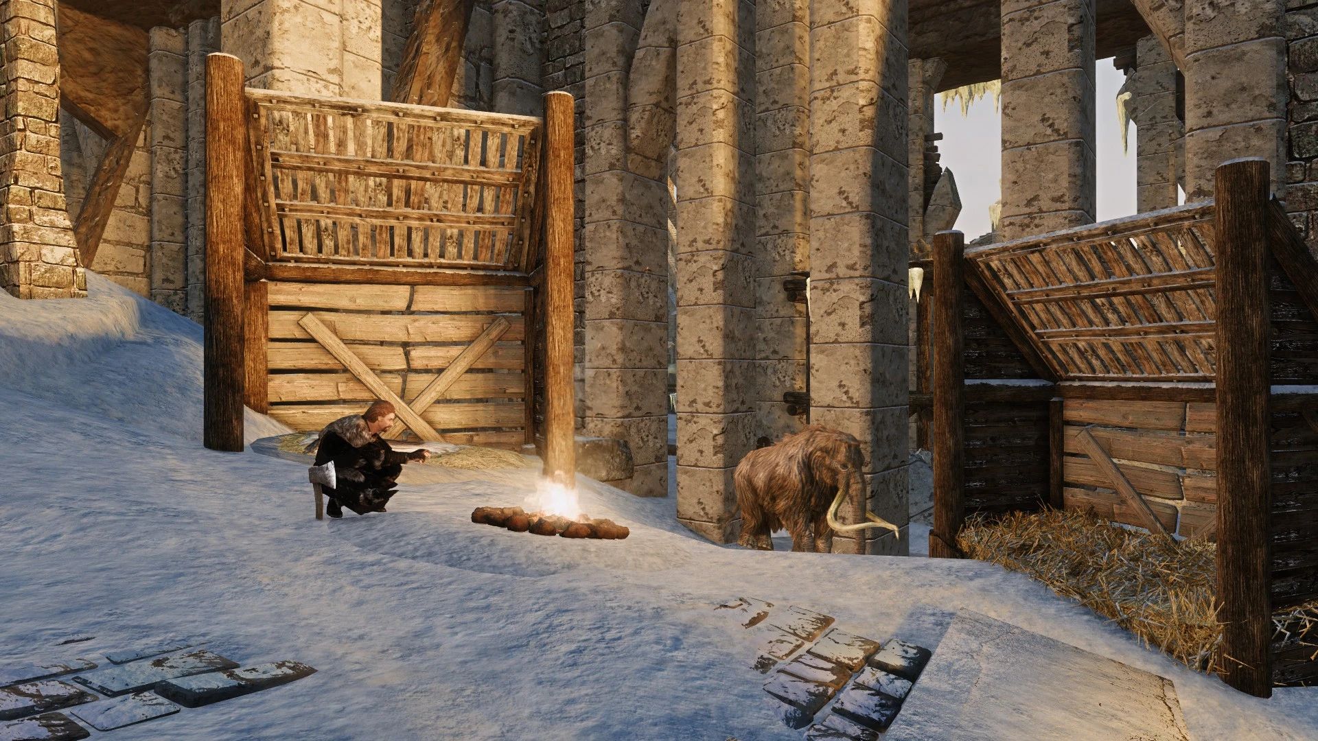 Mana - The Pocket Mammoth Pet mod for The Elder Scrolls V: Skyrim Special Edition