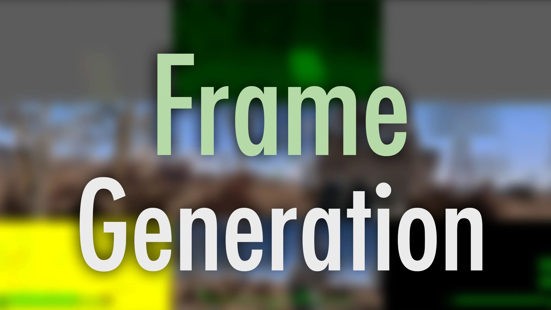 Frame Generation mod for Fallout 4