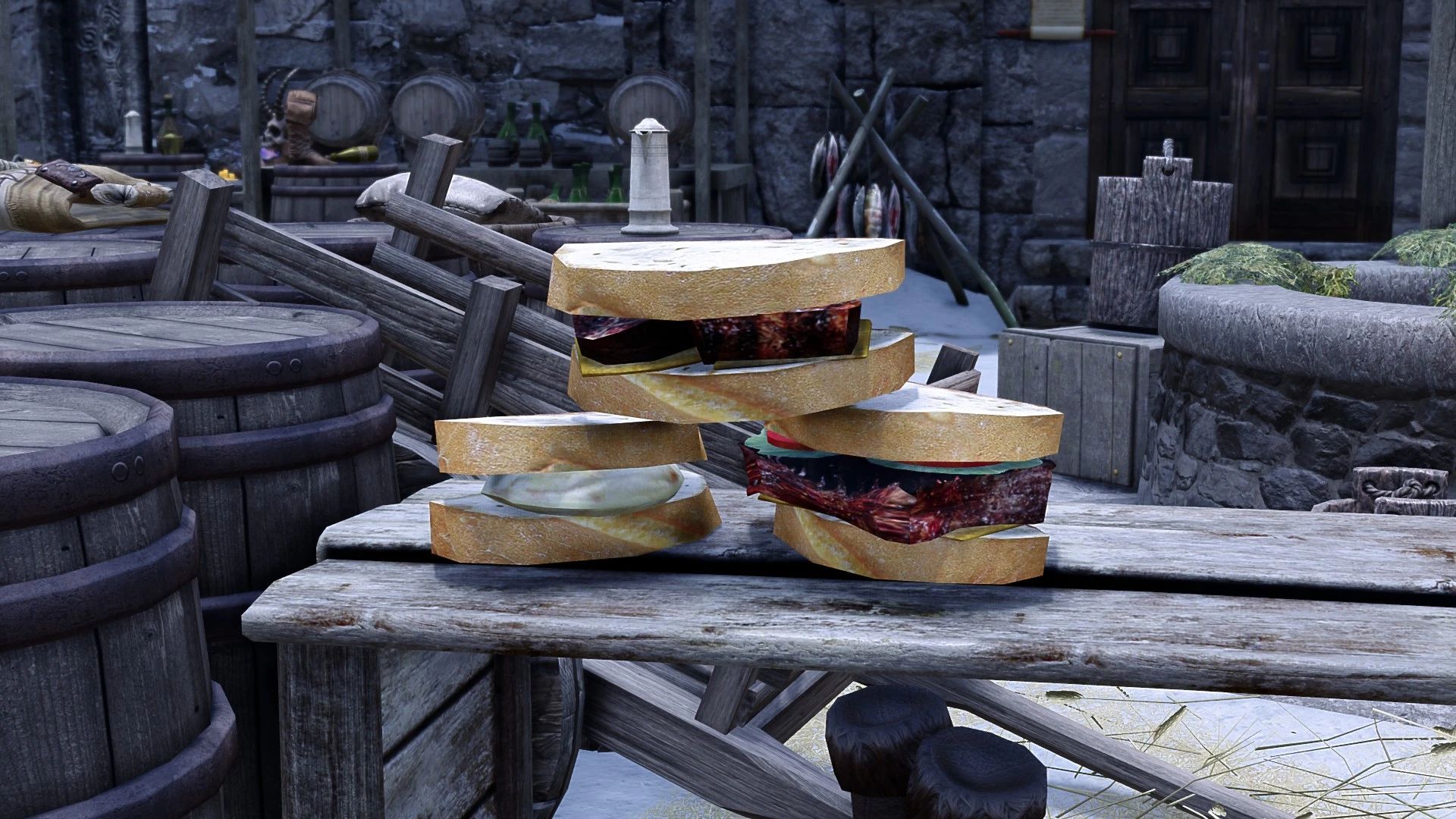 Sandwiches of Skyrim mod for The Elder Scrolls V: Skyrim Special Edition