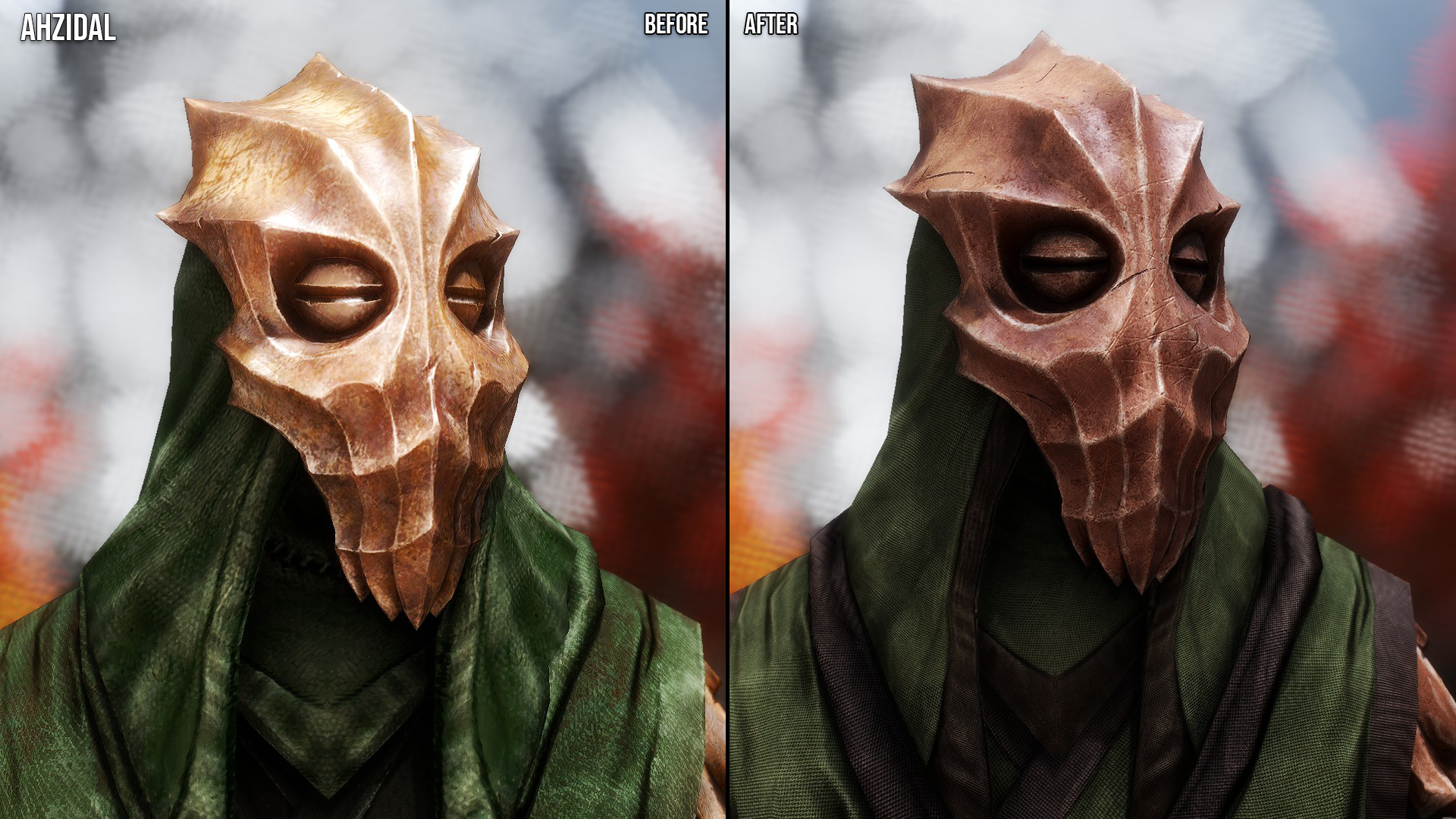 Dragon Priests Retexture SE mod for The Elder Scrolls V: Skyrim Special Edition