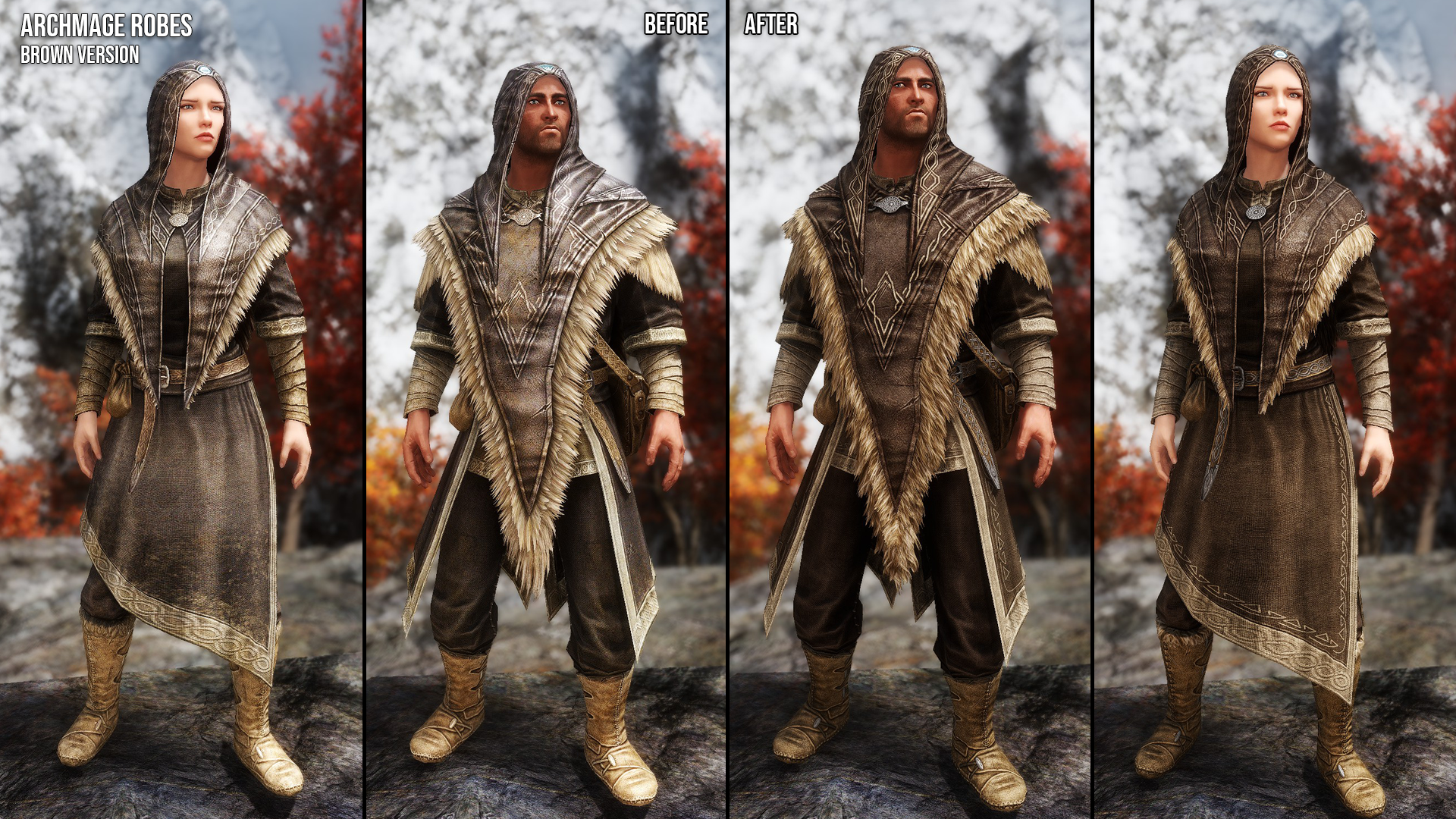 Robes Retexture SE mod for The Elder Scrolls V: Skyrim Special Edition