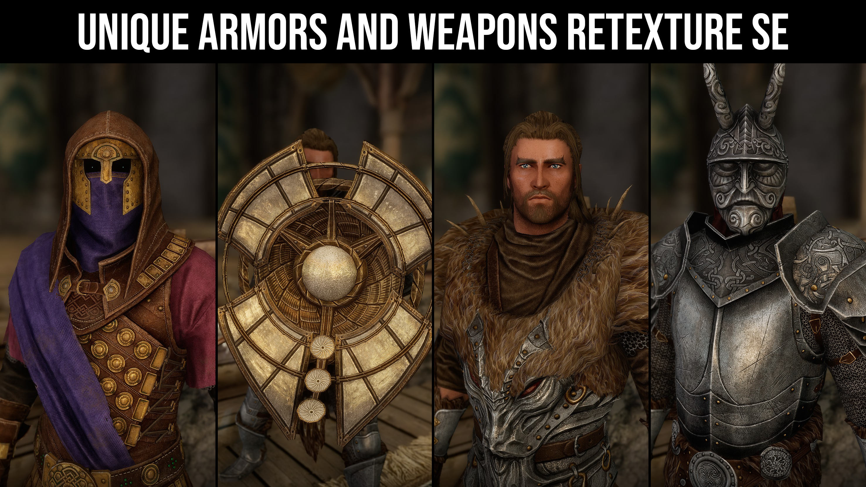 Unique Armors and Weapons Retexture SE mod for The Elder Scrolls V: Skyrim Special Edition