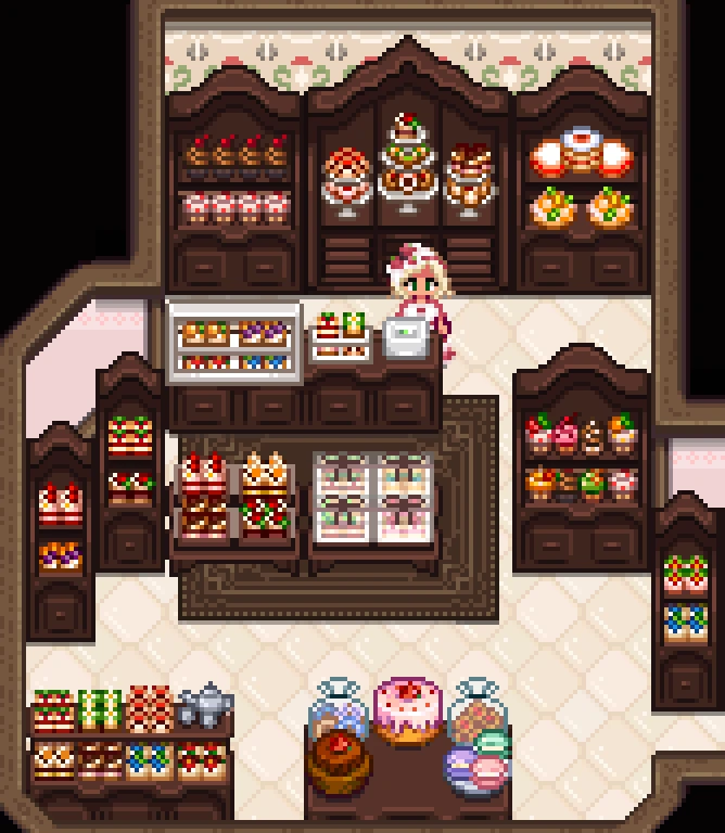 HxW Boutique Bakery mod for Stardew Valley