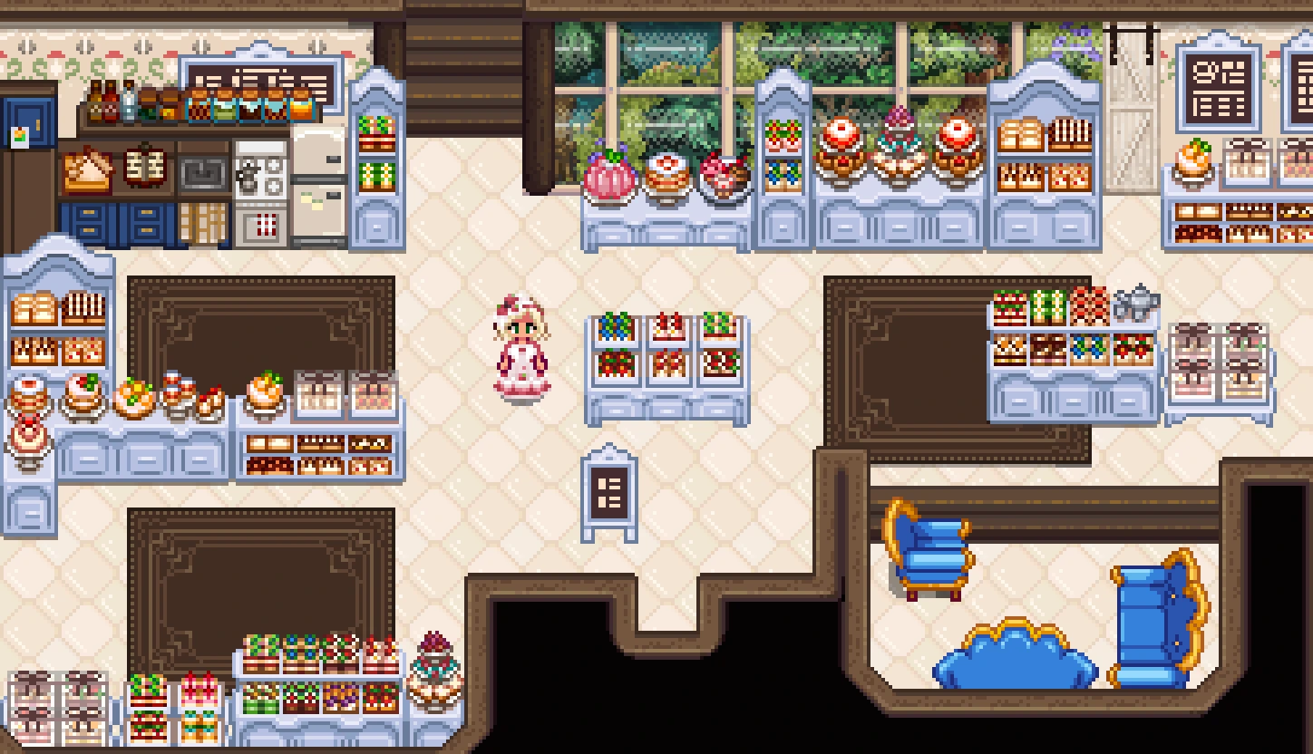 HxW Boutique Bakery mod for Stardew Valley
