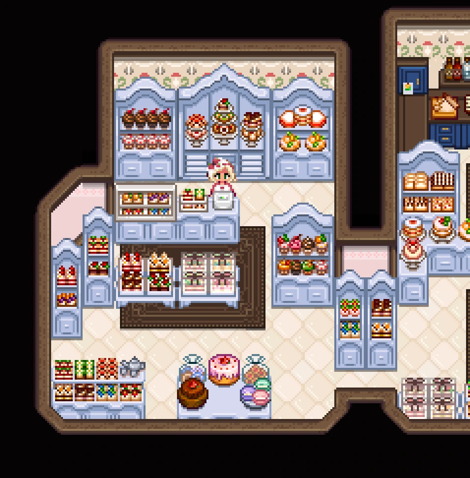 HxW Boutique Bakery mod for Stardew Valley