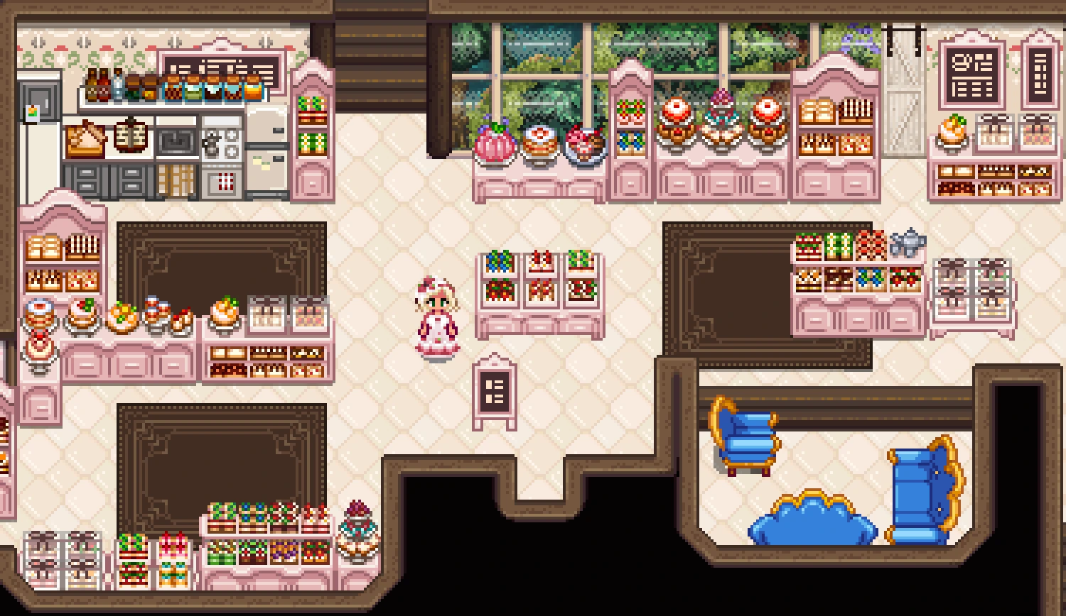 HxW Boutique Bakery mod for Stardew Valley