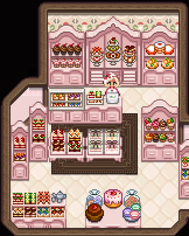 HxW Boutique Bakery mod for Stardew Valley