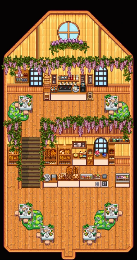 HxW Buildable Bakery mod for Stardew Valley