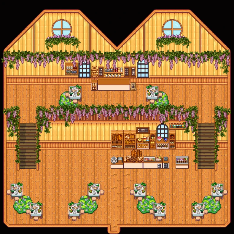 HxW Buildable Bakery mod for Stardew Valley