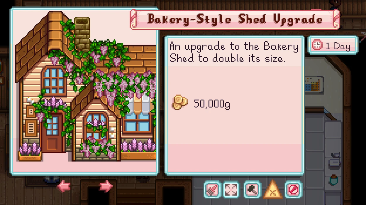 HxW Buildable Bakery mod for Stardew Valley