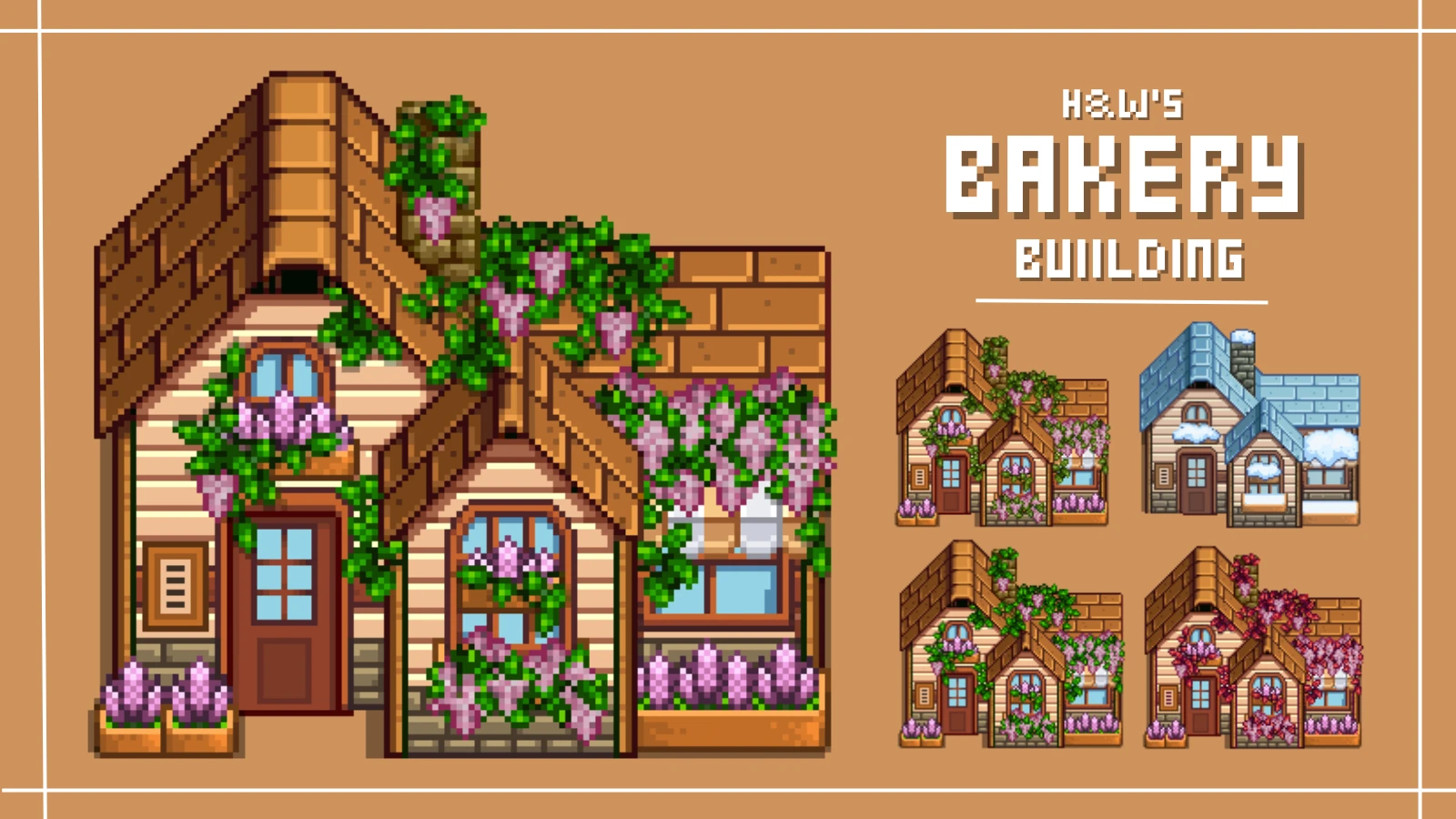 HxW Buildable Bakery mod for Stardew Valley