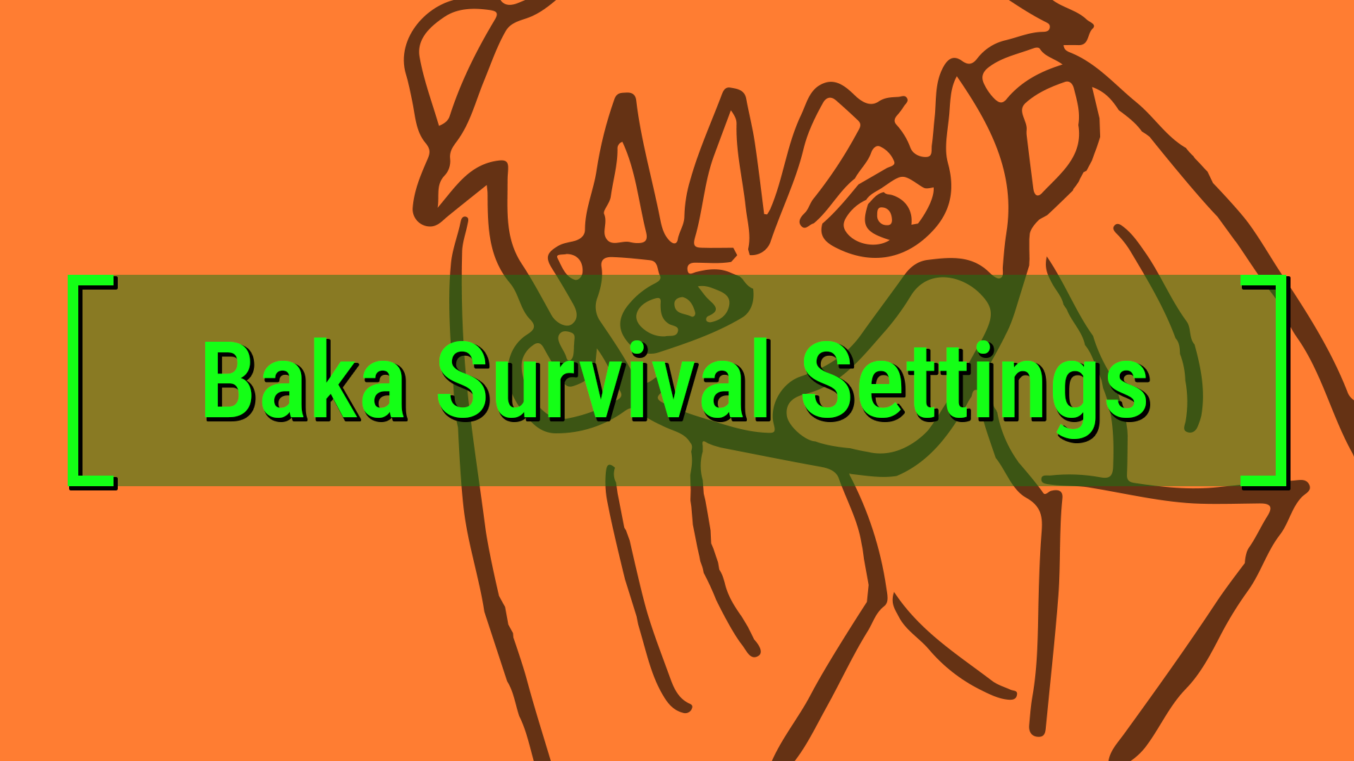 Baka Survival Settings mod for Fallout 4
