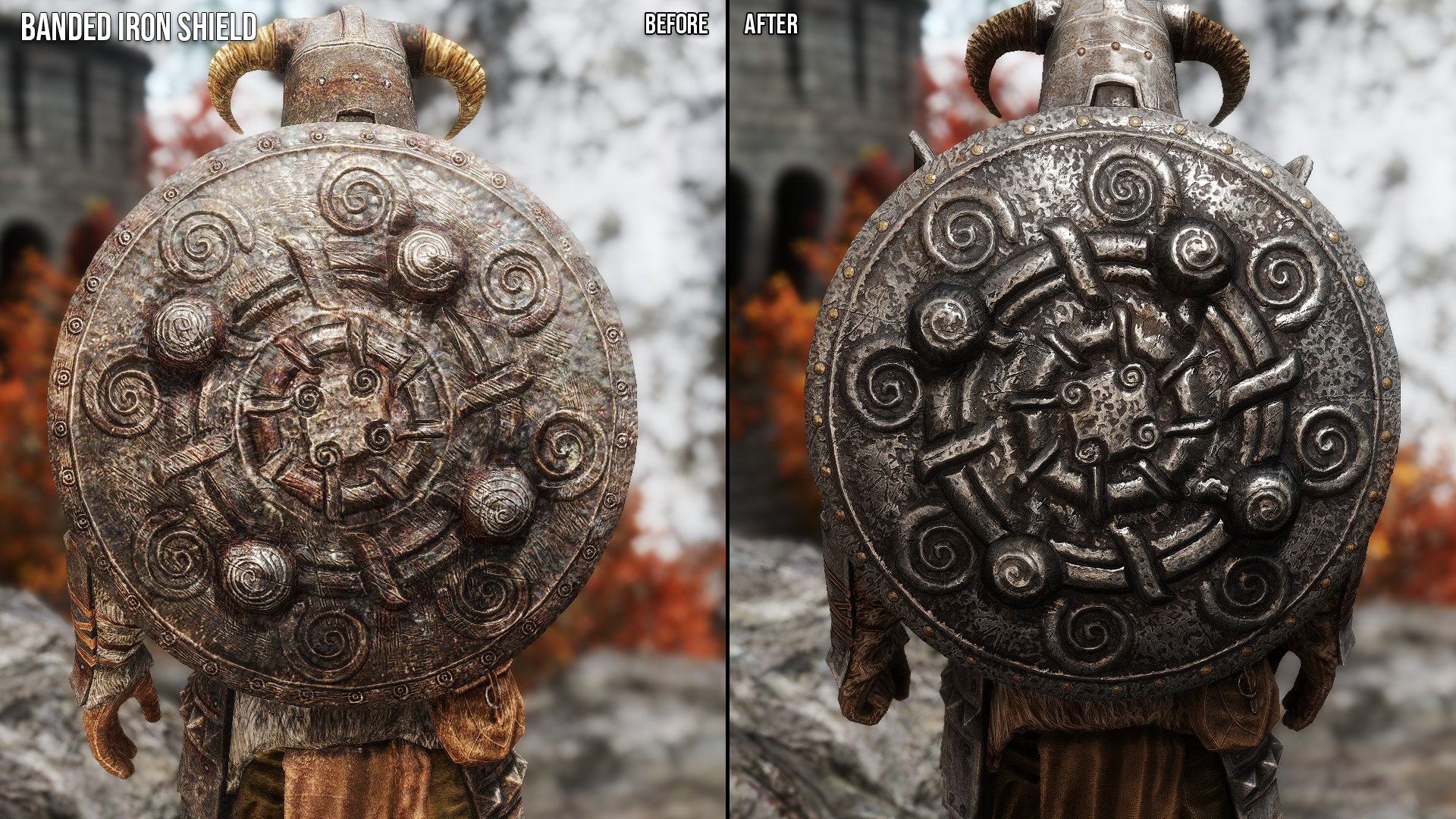 Iron Armors and Weapons Retexture SE mod for The Elder Scrolls V: Skyrim Special Edition