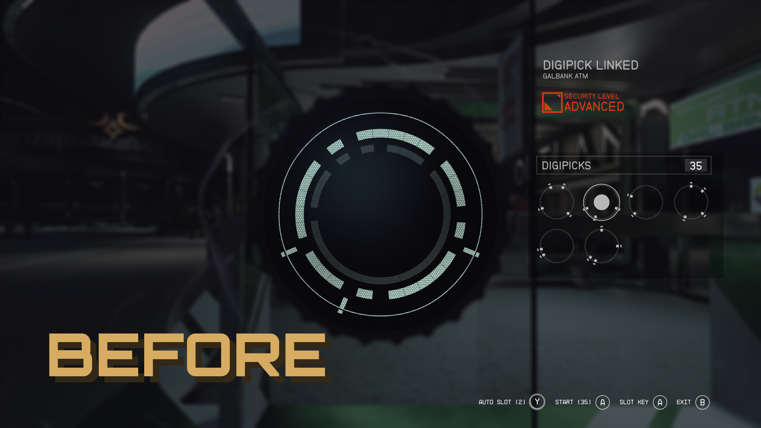 No Digipick Menu Background mod for Starfield