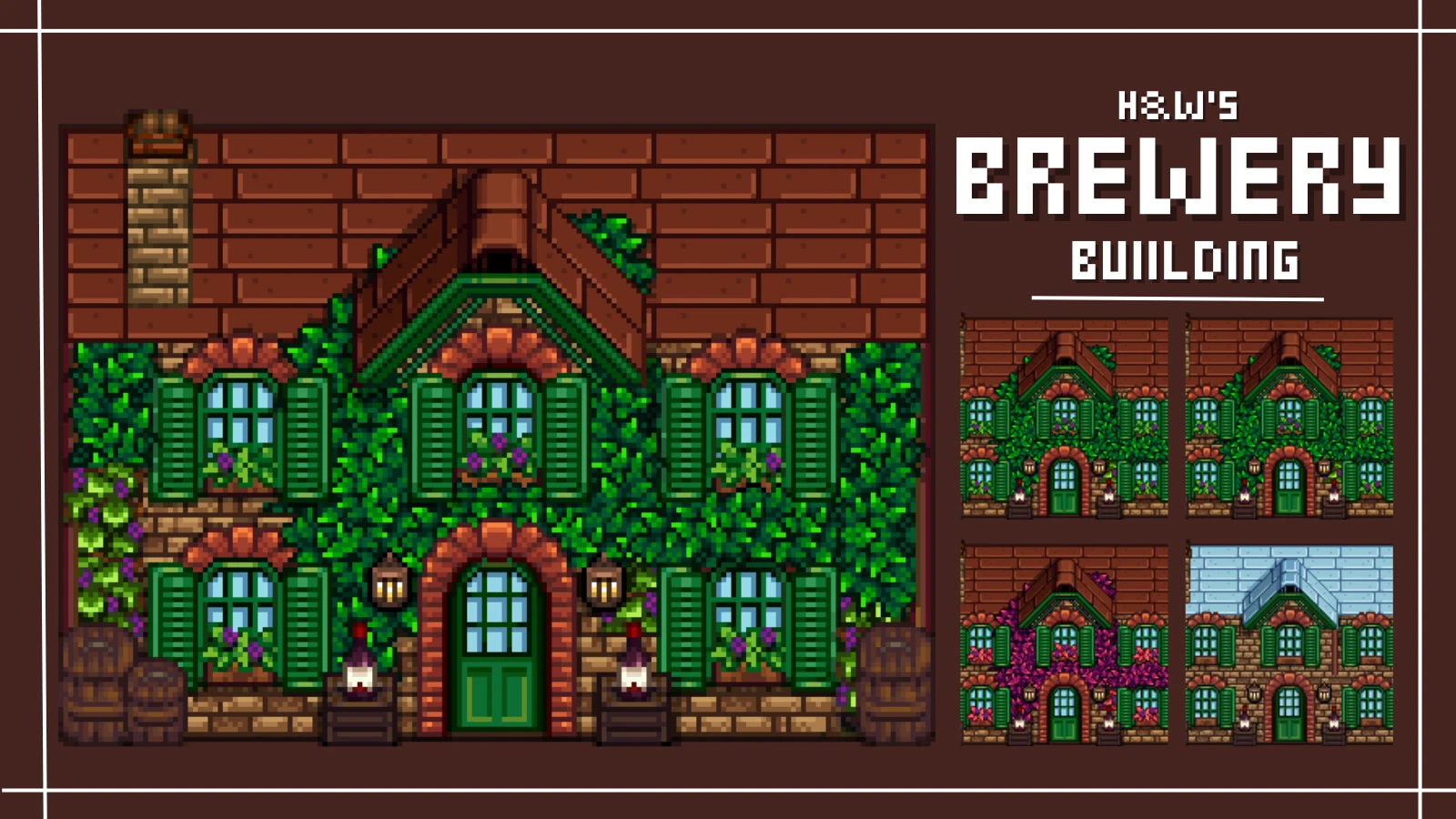 HxW Buildable Brewery mod for Stardew Valley