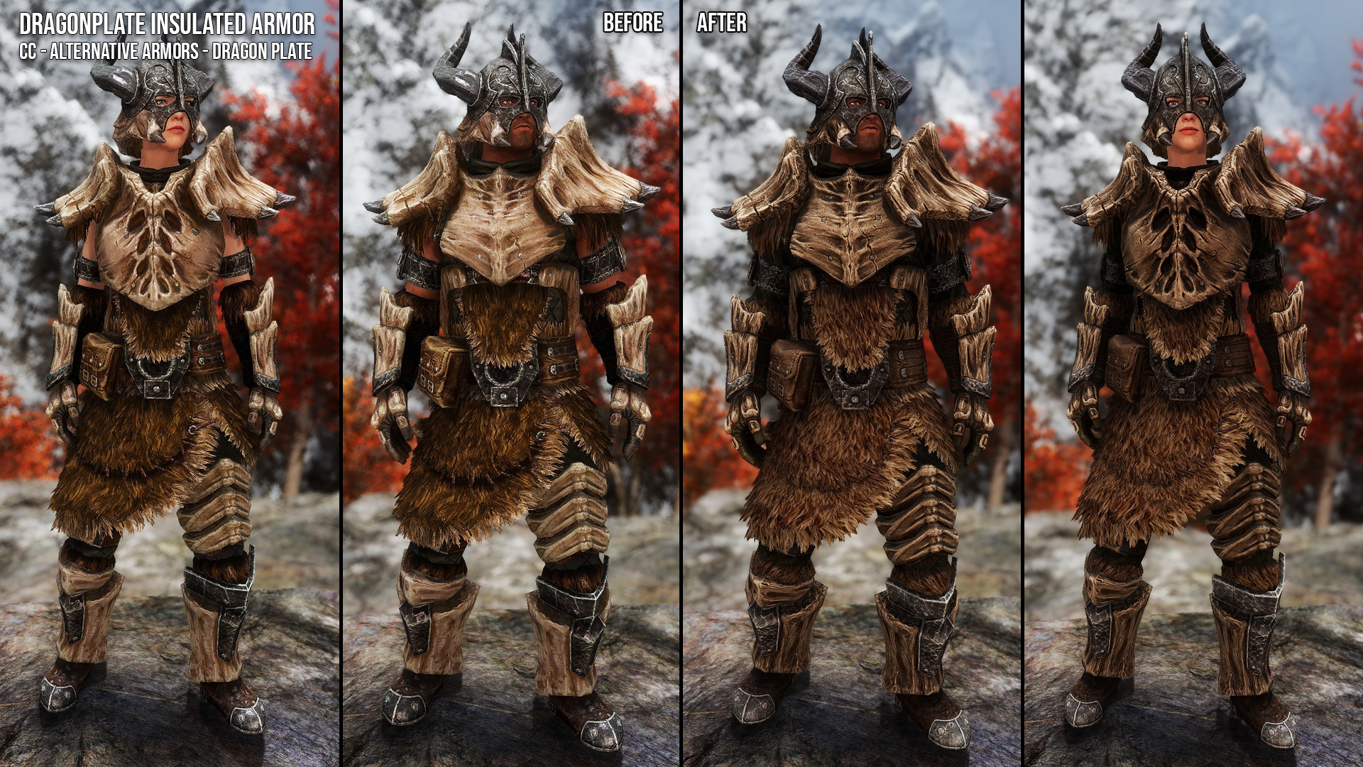 Dragon Armors and Weapons Retexture SE mod for The Elder Scrolls V: Skyrim Special Edition