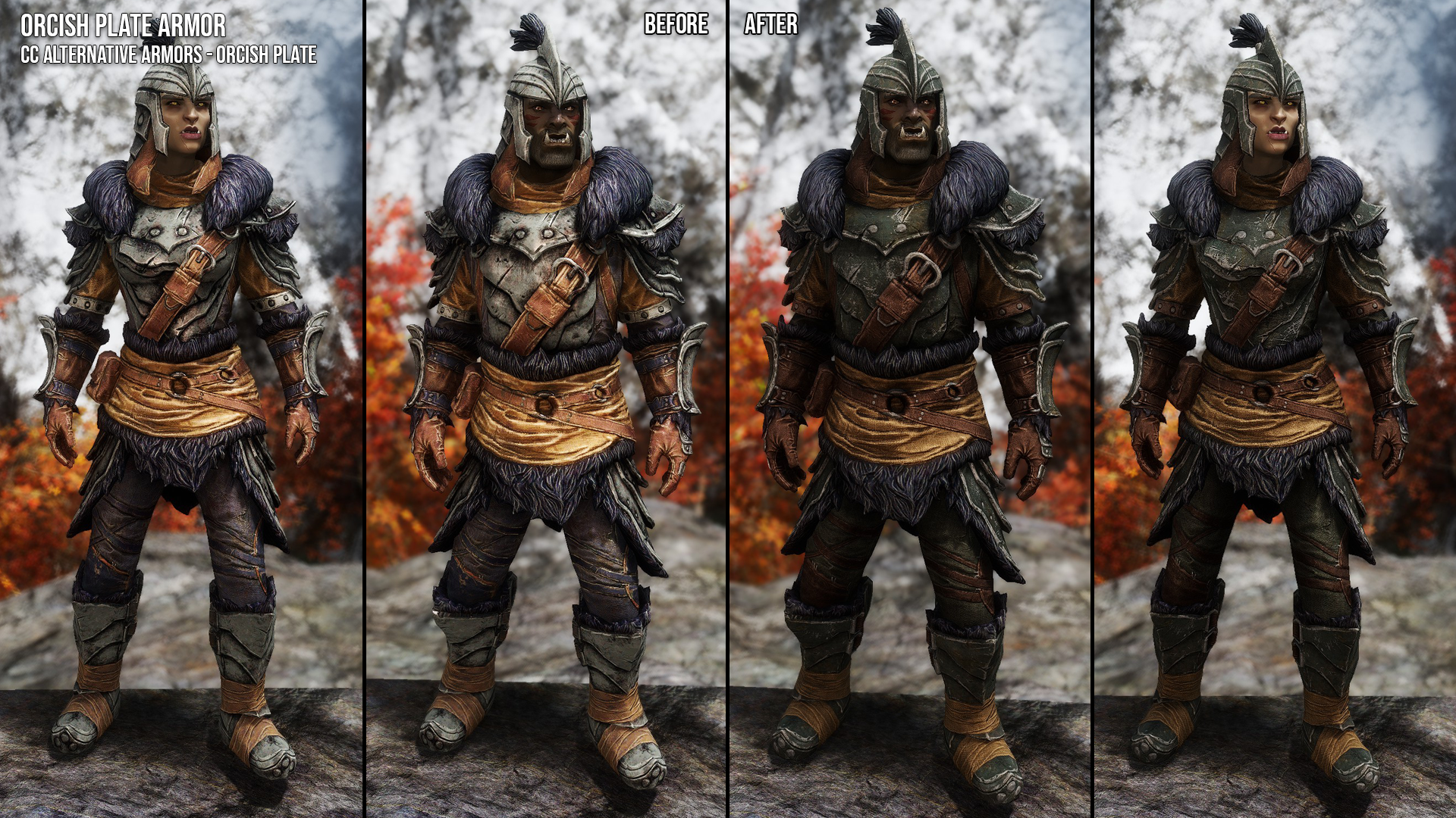 Orcish Armors and Weapons Retexture SE mod for The Elder Scrolls V: Skyrim Special Edition