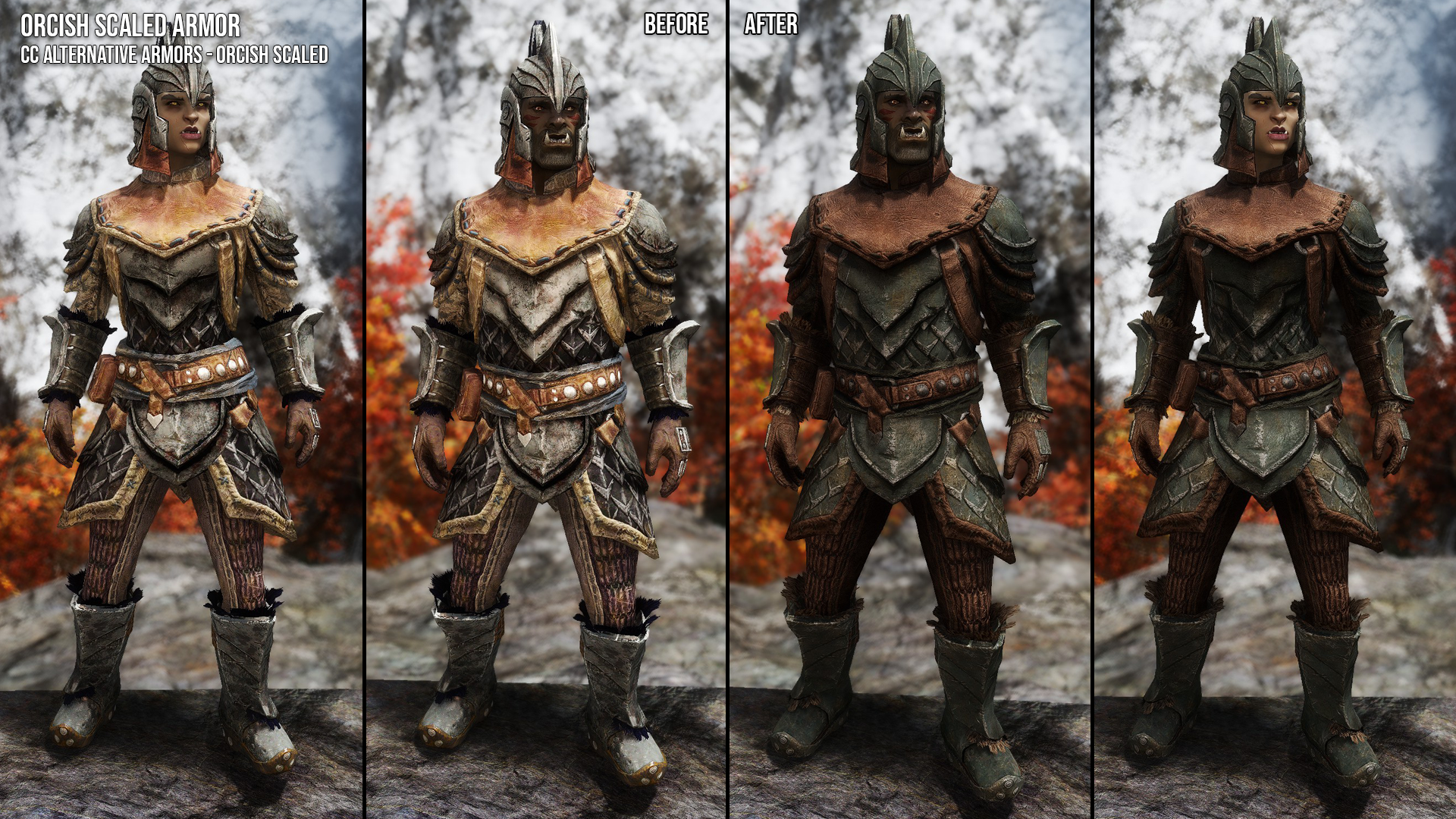 Orcish Armors and Weapons Retexture SE mod for The Elder Scrolls V: Skyrim Special Edition