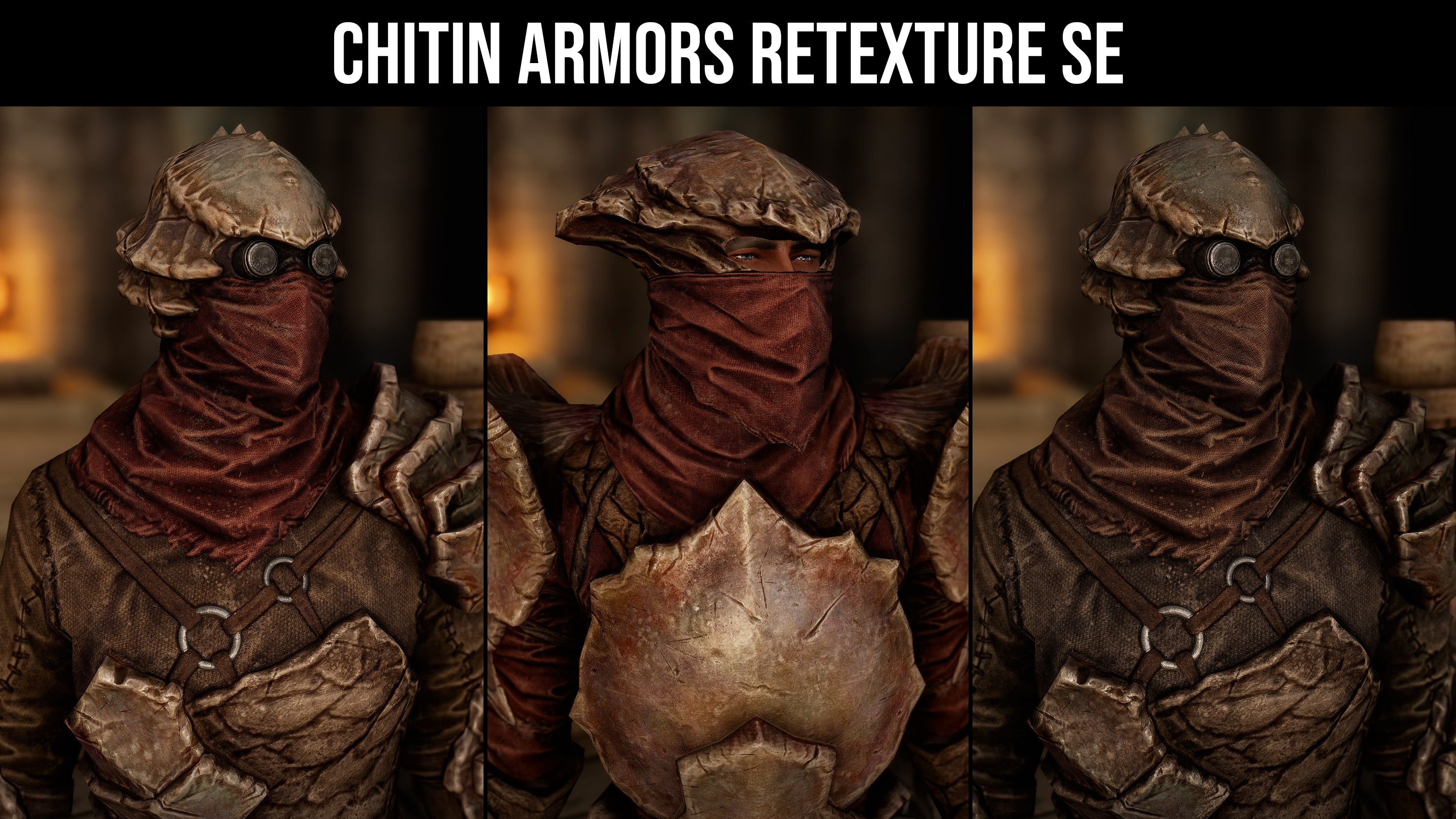 Chitin Armors Retexture SE mod for The Elder Scrolls V: Skyrim Special Edition