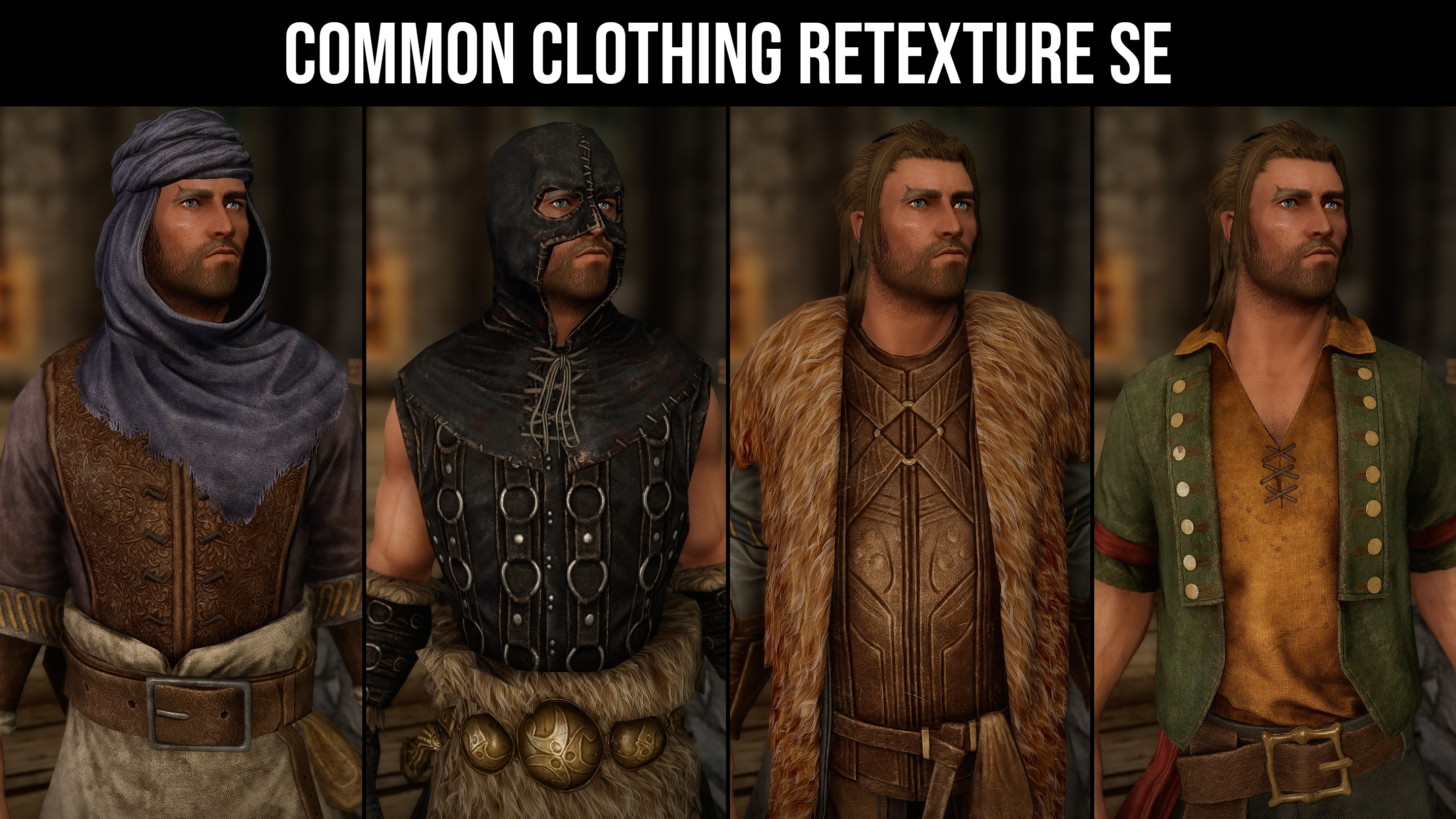 Common Clothing Retexture SE mod for The Elder Scrolls V: Skyrim Special Edition
