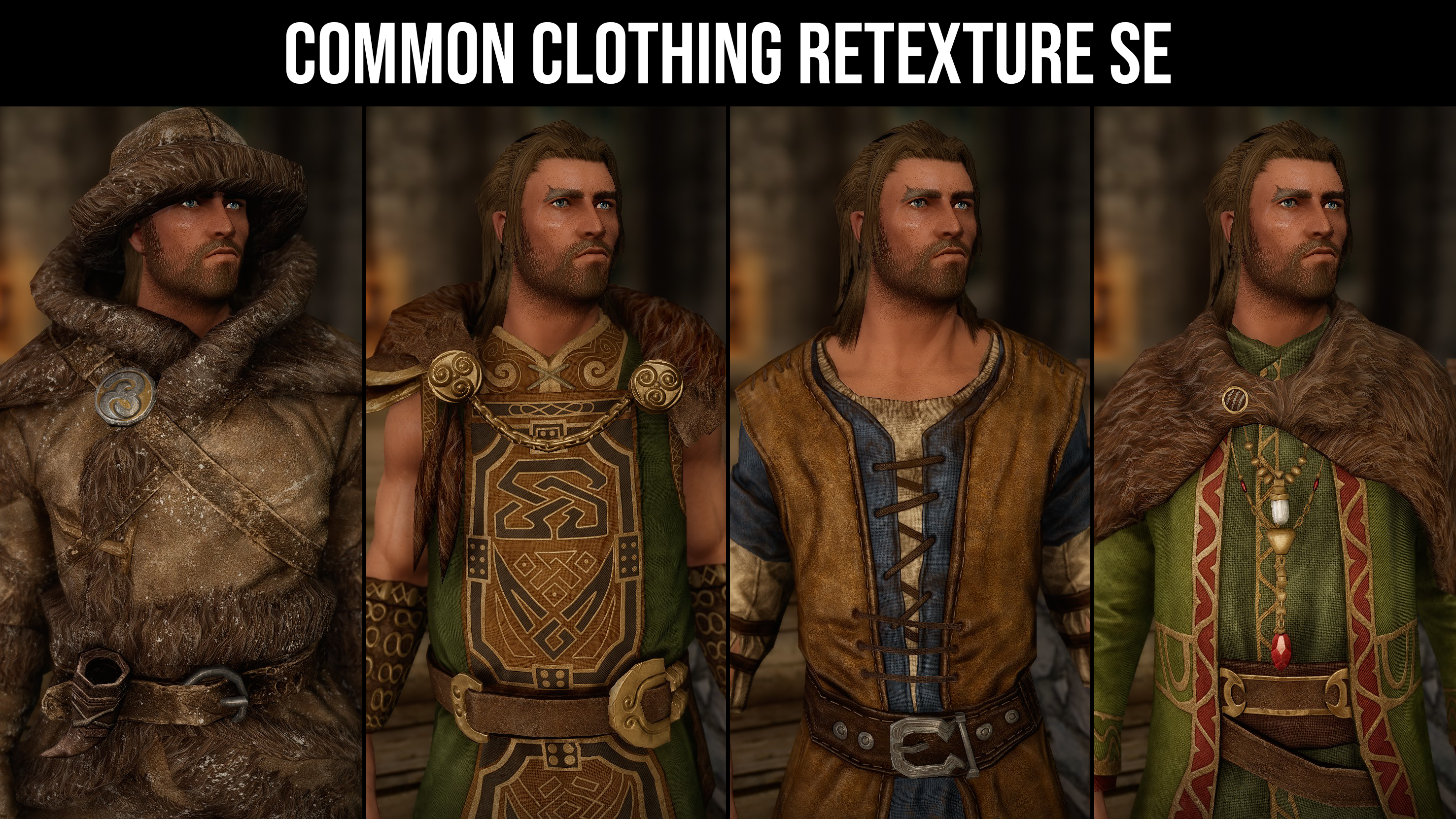 Common Clothing Retexture SE mod for The Elder Scrolls V: Skyrim Special Edition