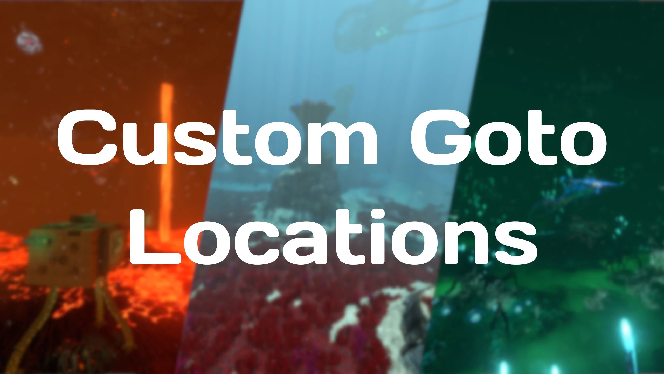 Custom Goto Locations mod for Subnautica