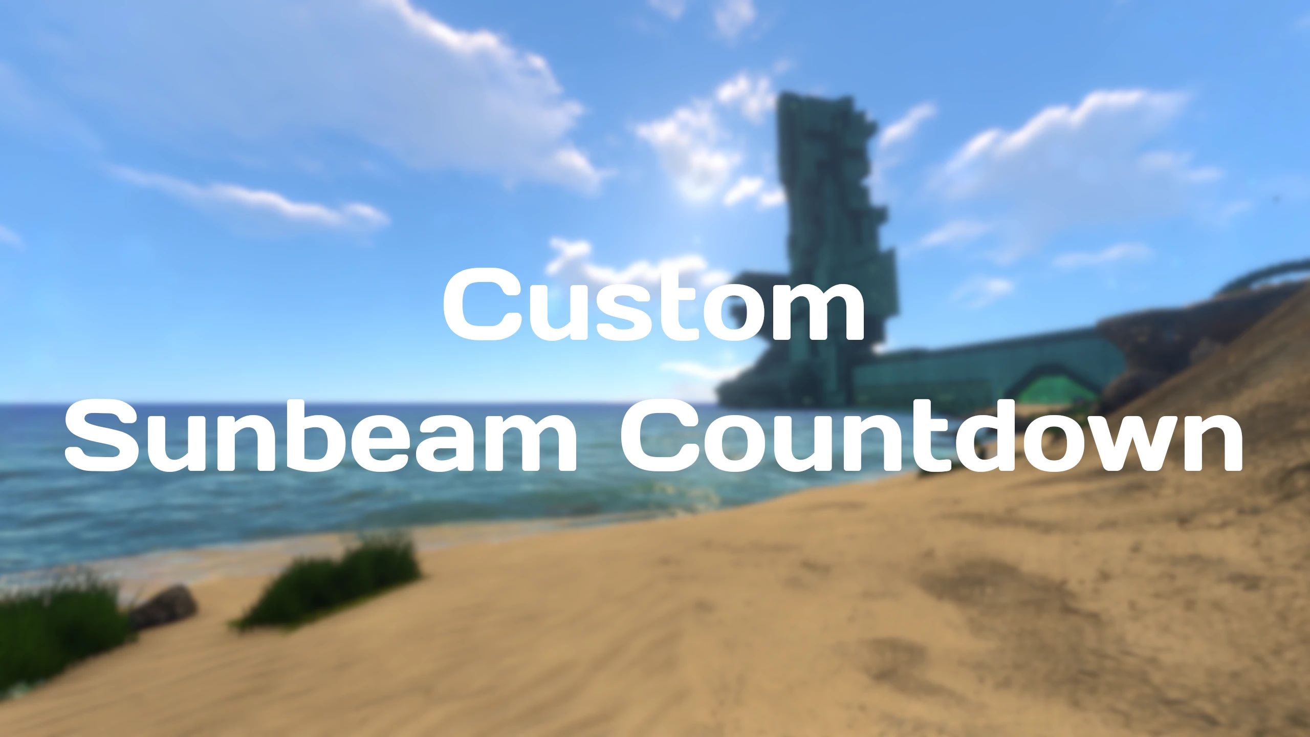 Custom Sunbeam Countdown mod for Subnautica
