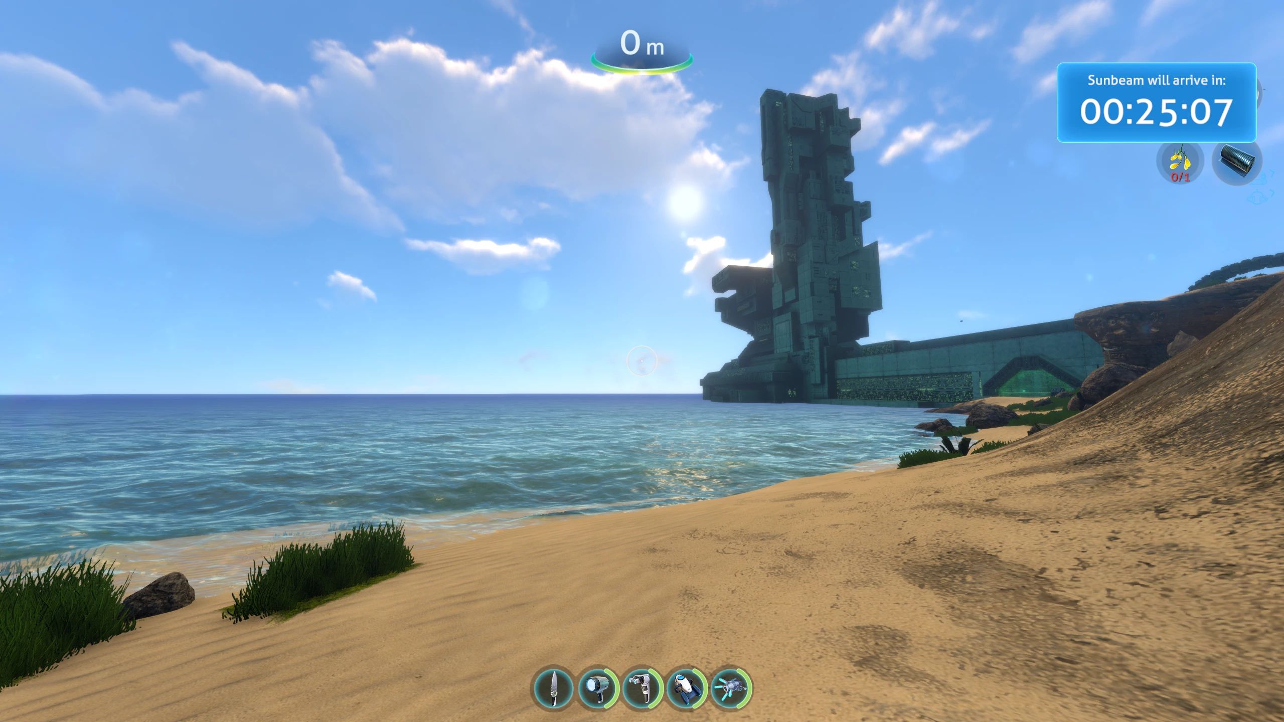 Custom Sunbeam Countdown mod for Subnautica