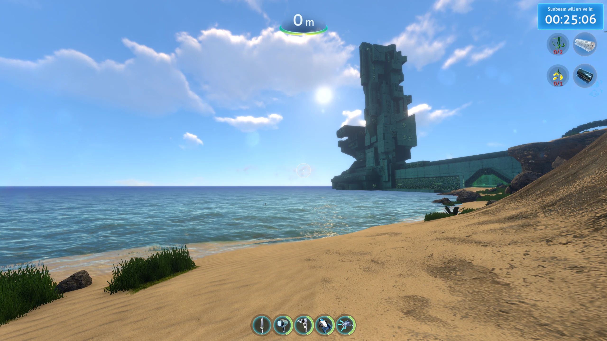 Custom Sunbeam Countdown mod for Subnautica