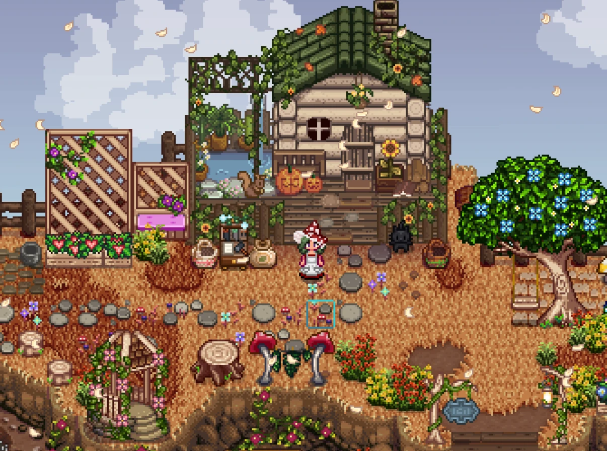 HxW Fairy Garden Outdoor Furniture mod for Stardew Valley