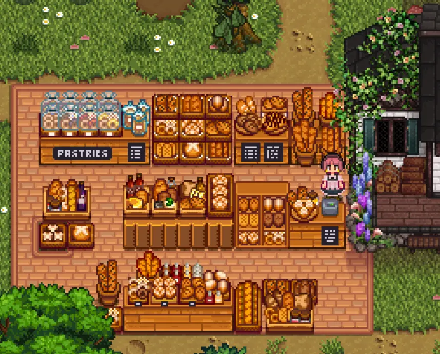 HxW Farmer's Market Furniture - Bakery Set mod for Stardew Valley