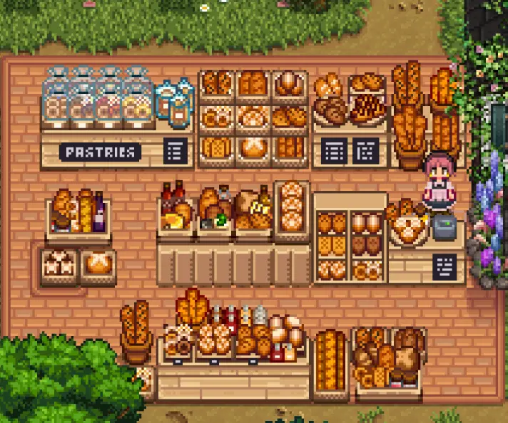 HxW Farmer's Market Furniture - Bakery Set mod for Stardew Valley