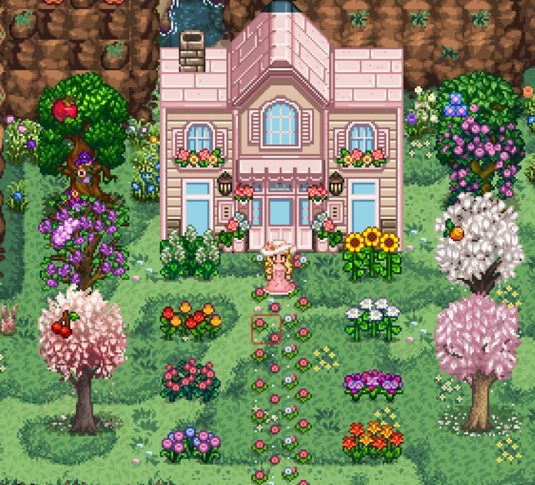 HxW Buildable Flower Shop mod for Stardew Valley