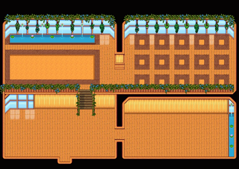 HxW Buildable Flower Shop mod for Stardew Valley