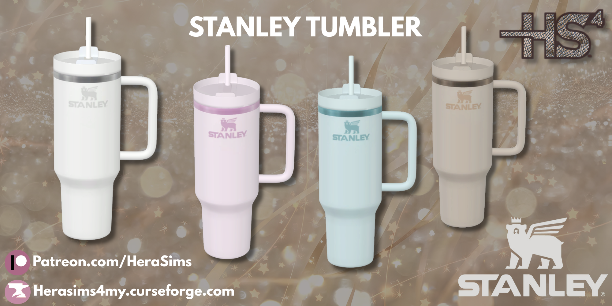 Stanley Tumbler mod for The Sims 4 