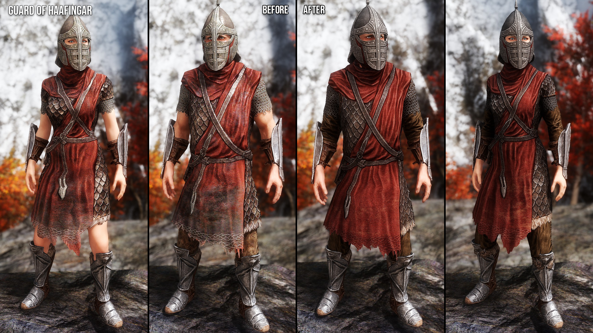 Guards and Stormcloaks Armors Retexture SE mod for The Elder Scrolls V: Skyrim Special Edition