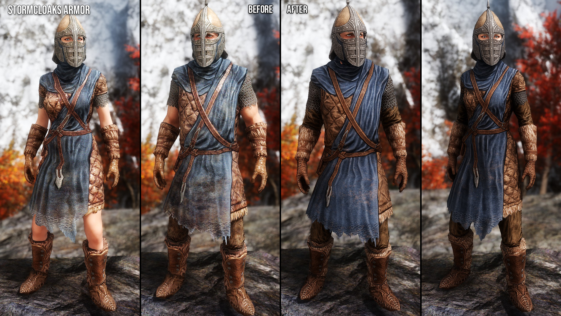 Guards and Stormcloaks Armors Retexture SE mod for The Elder Scrolls V: Skyrim Special Edition