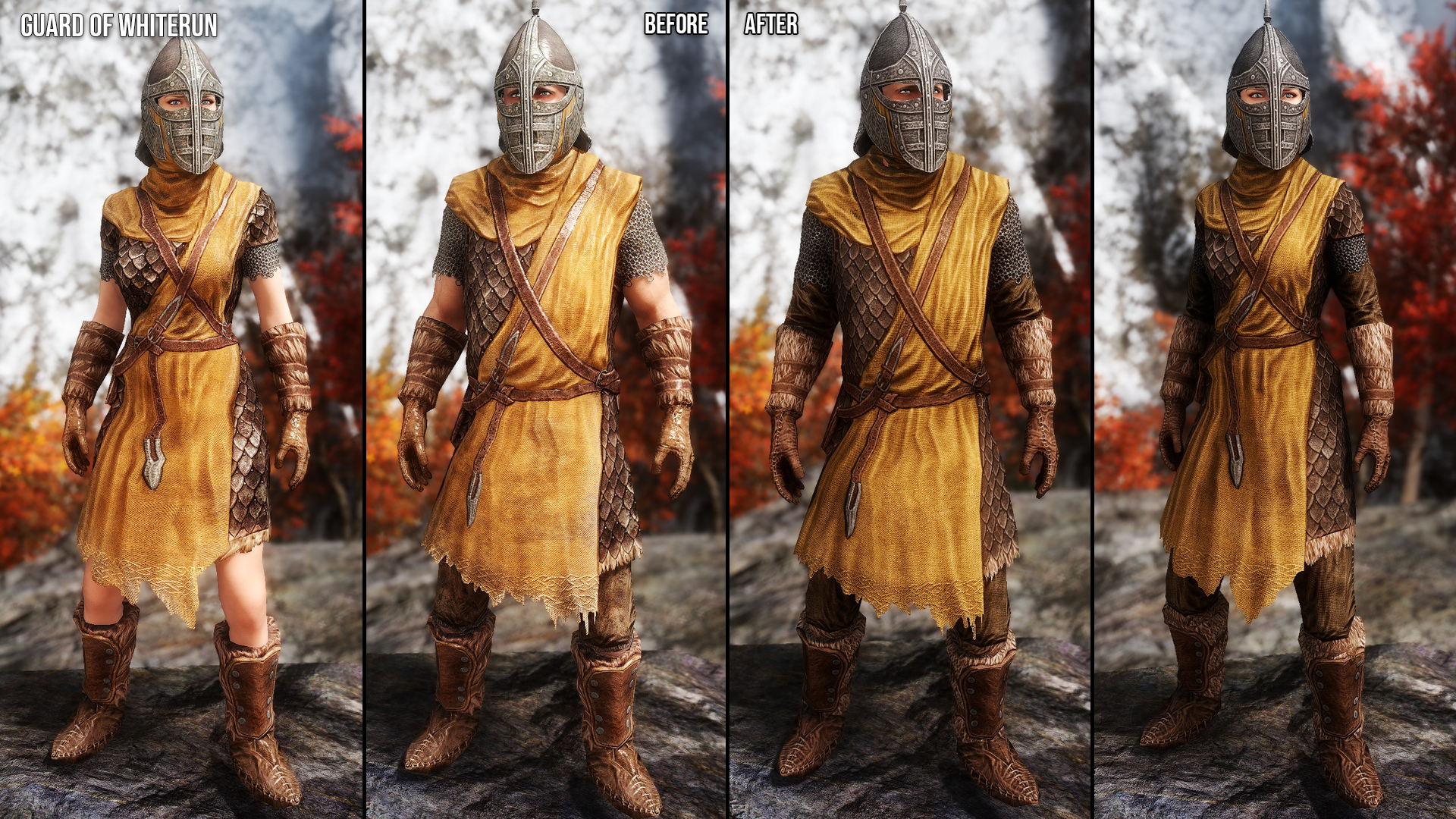 Guards and Stormcloaks Armors Retexture SE mod for The Elder Scrolls V: Skyrim Special Edition