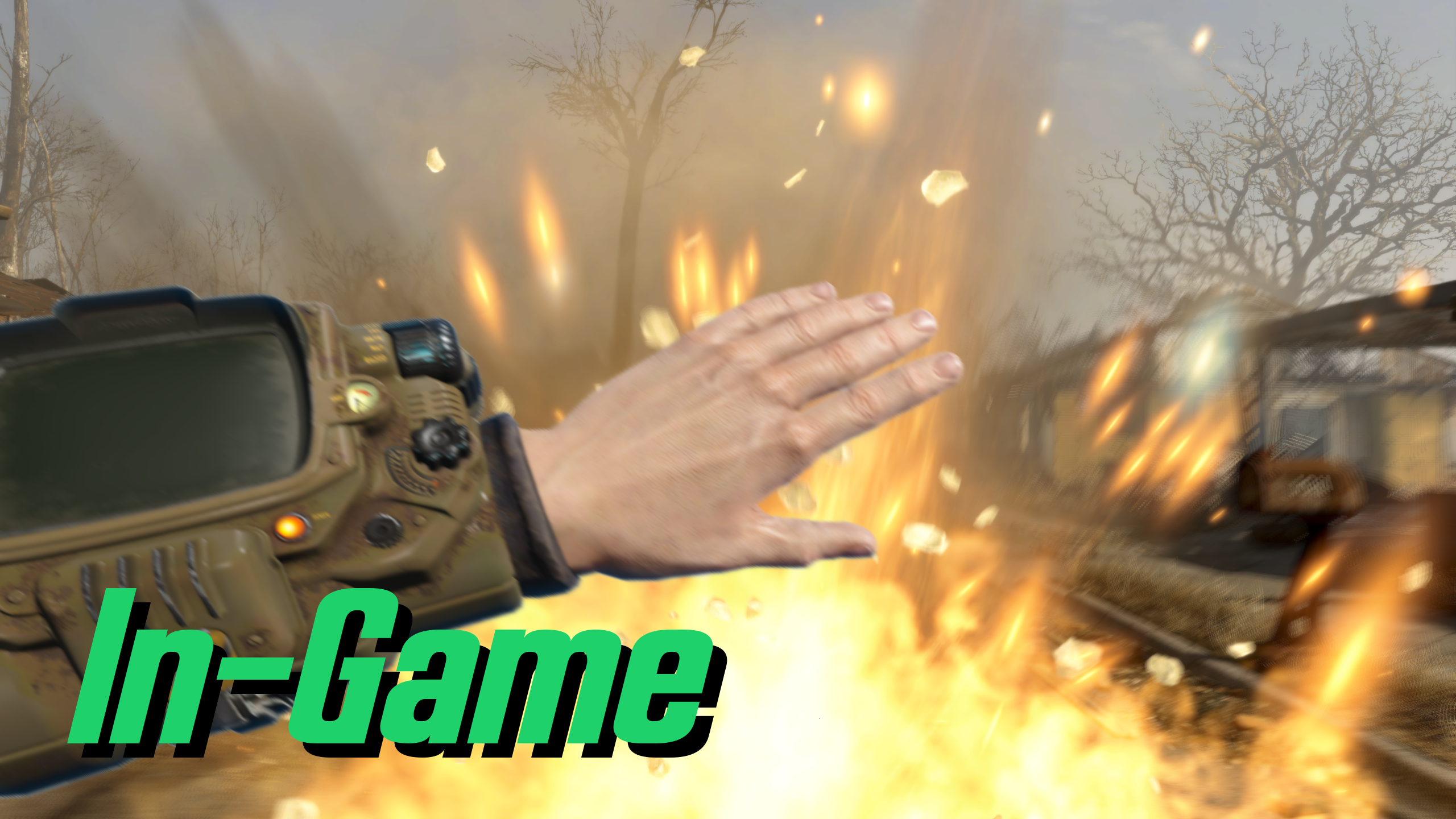 Explosion Reactions mod for Fallout 4