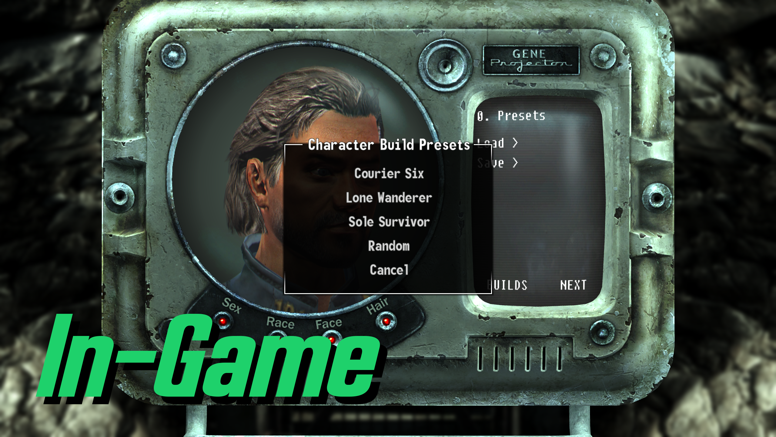 Character Build Presets mod for Fallout: New Vegas