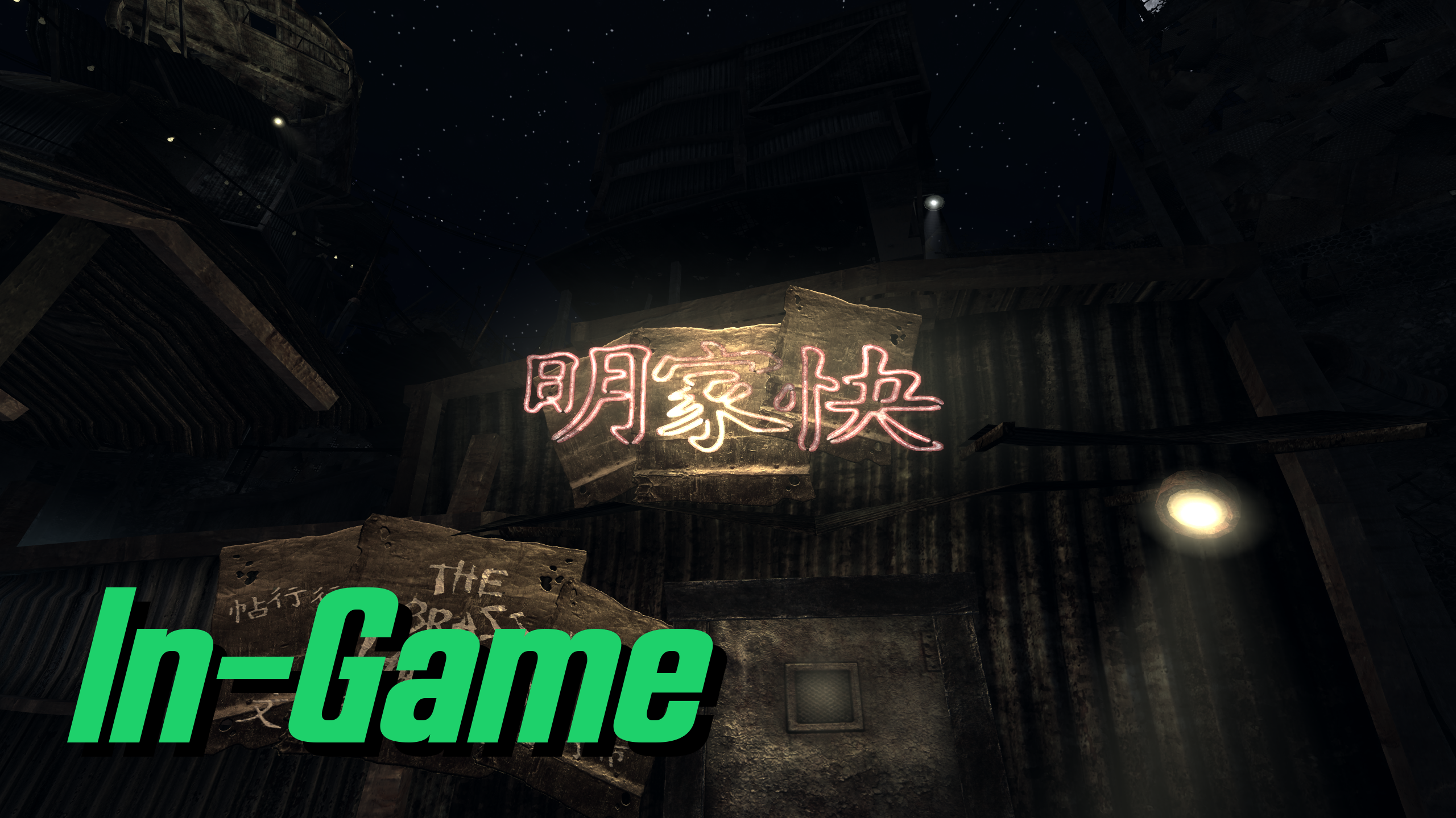 No Sign Strobing mod for Fallout: New Vegas