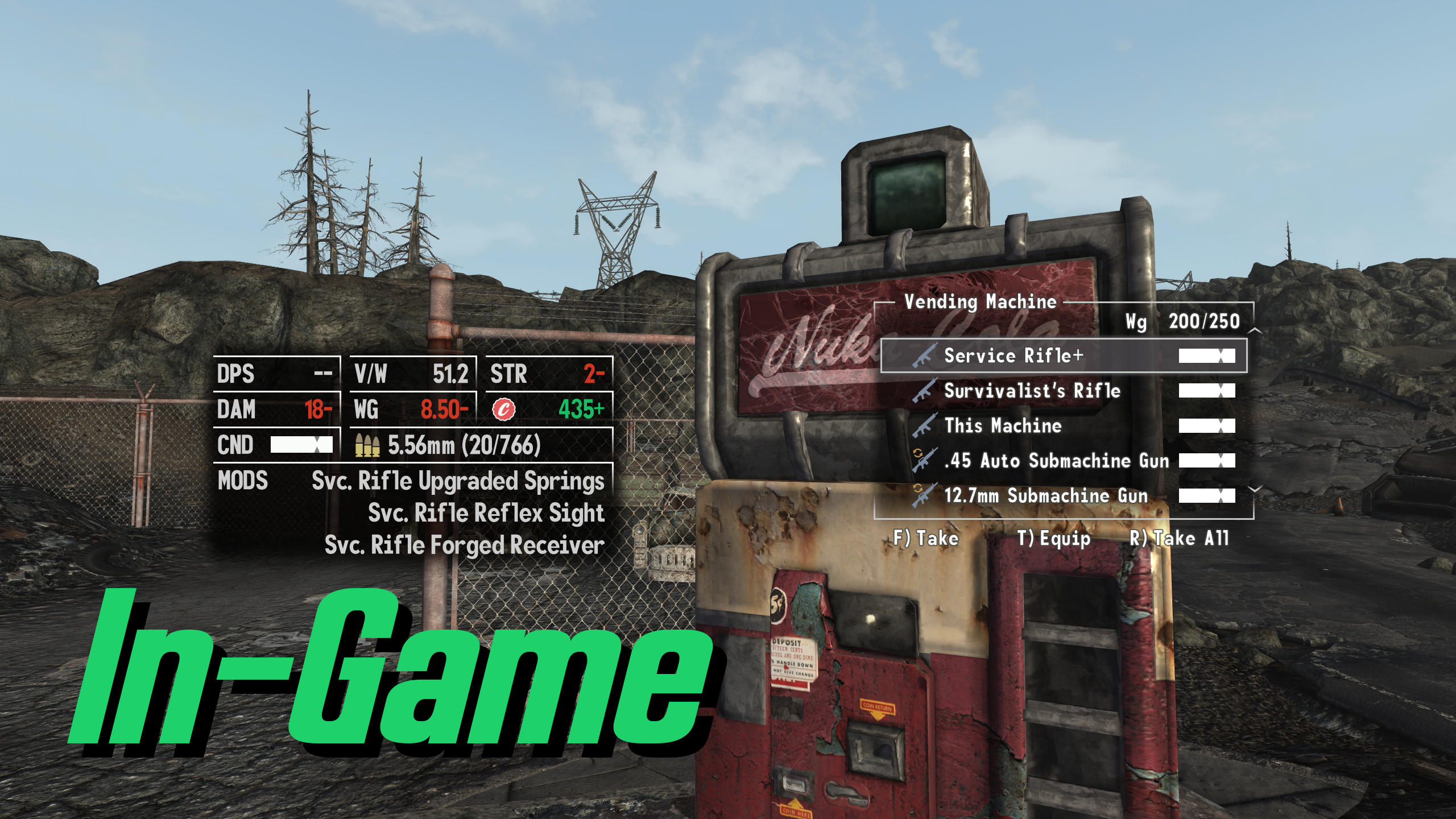 Item Cards - ESPless mod for Fallout: New Vegas