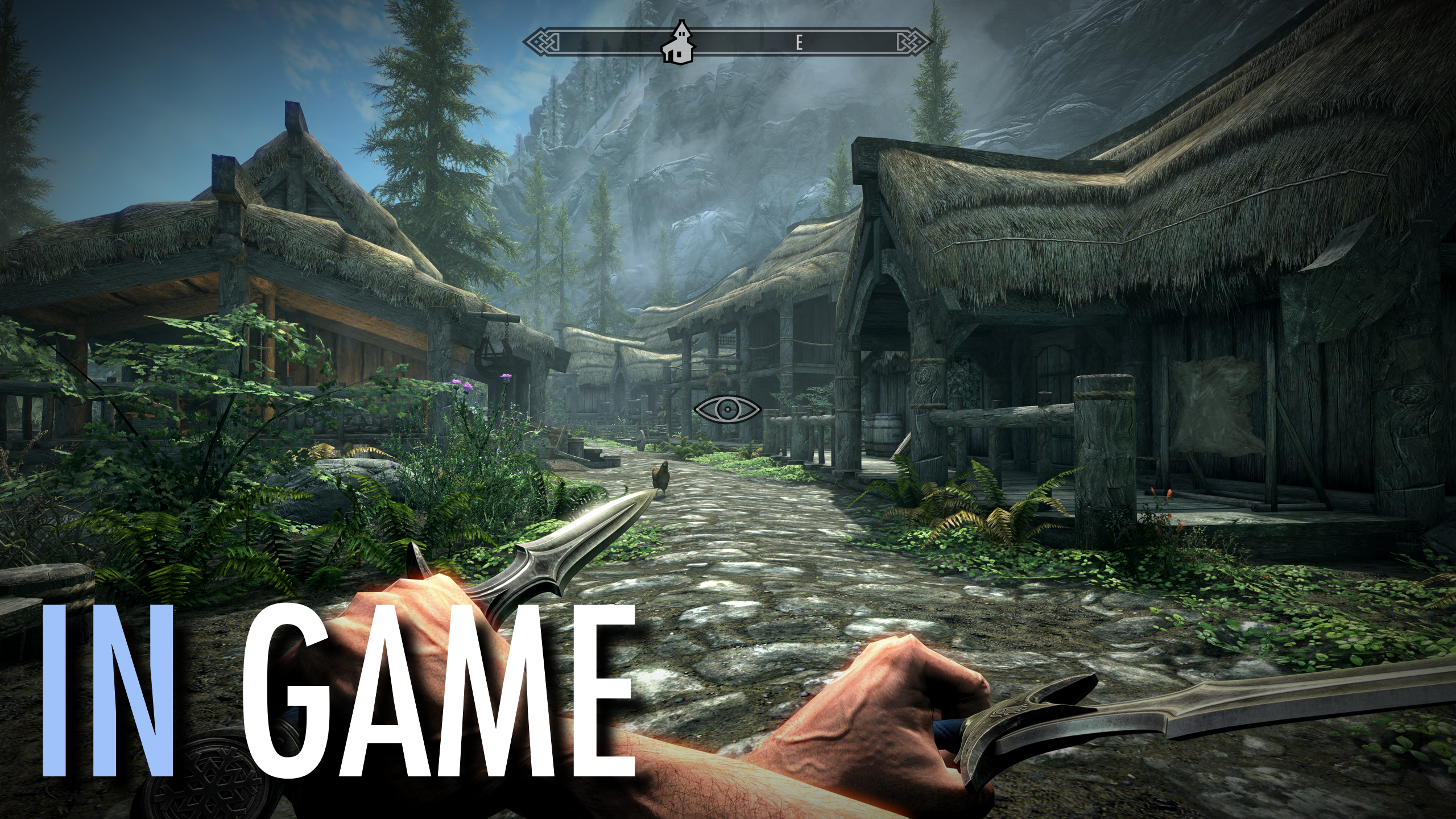 Sneak Vignette mod for The Elder Scrolls V: Skyrim Special Edition