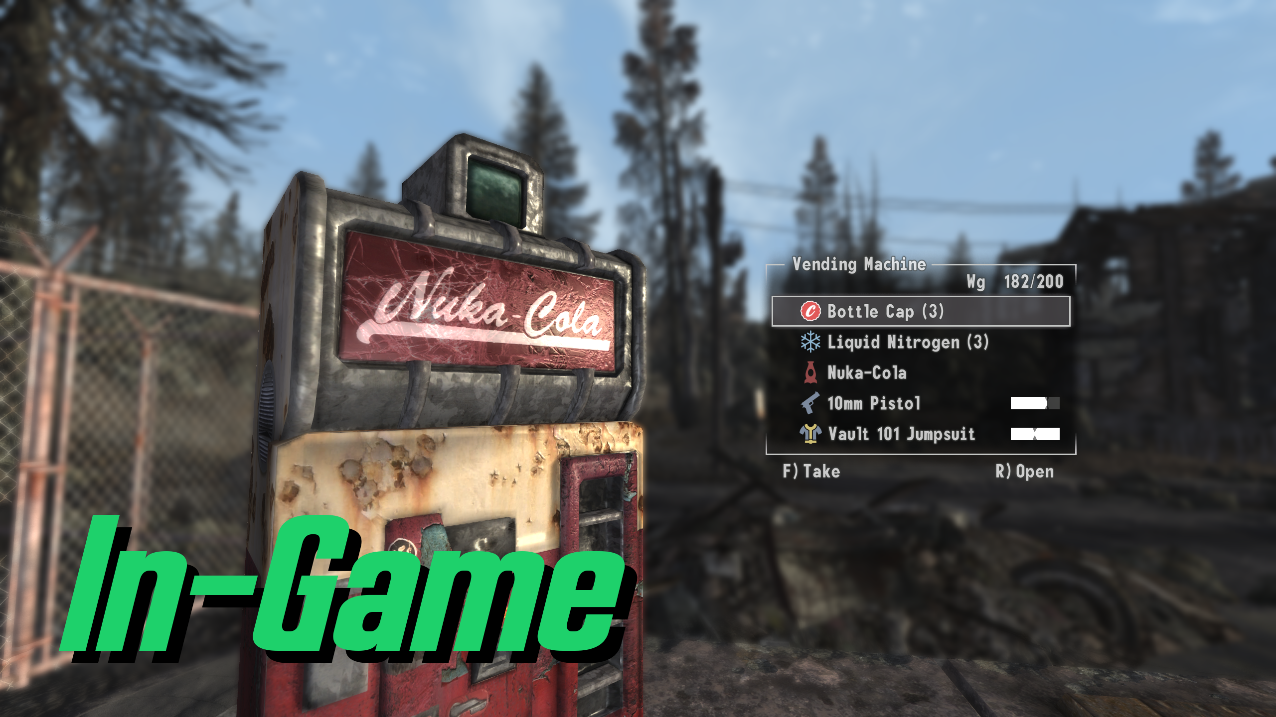 Just Loot Menu DoF - ESPless mod for Fallout: New Vegas