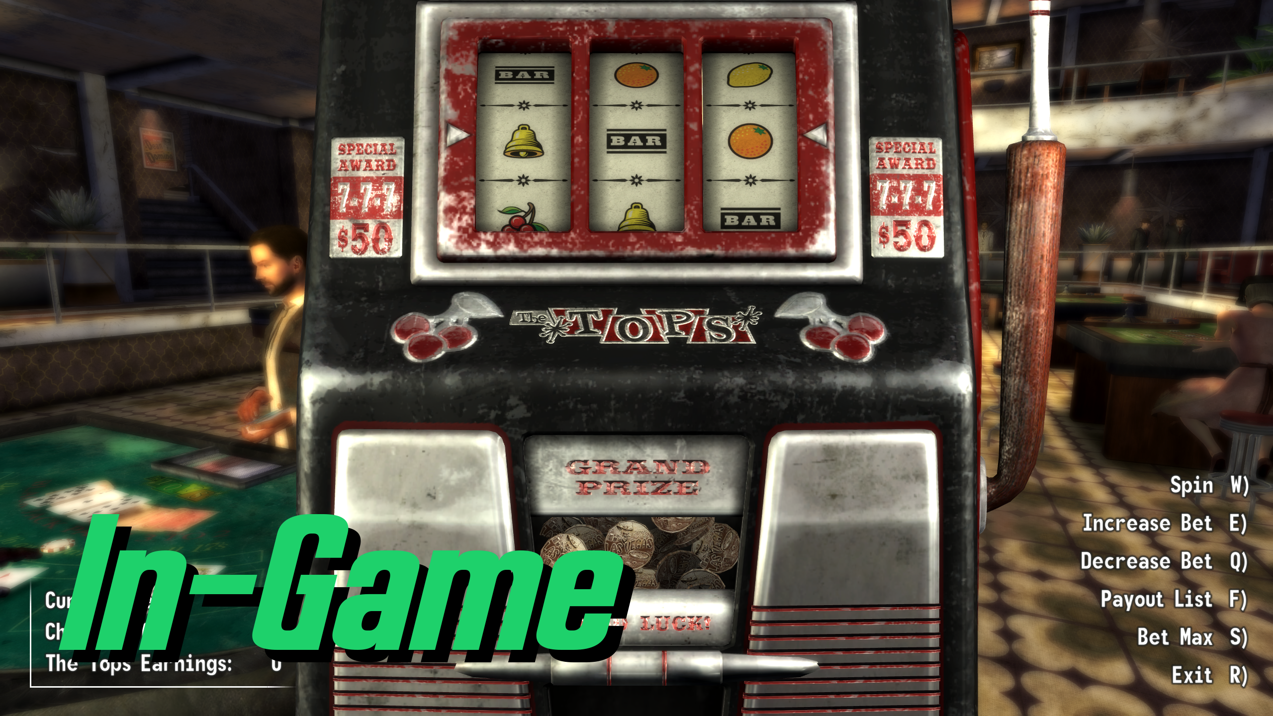 PipBoy Casino - ESPless mod for Fallout: New Vegas