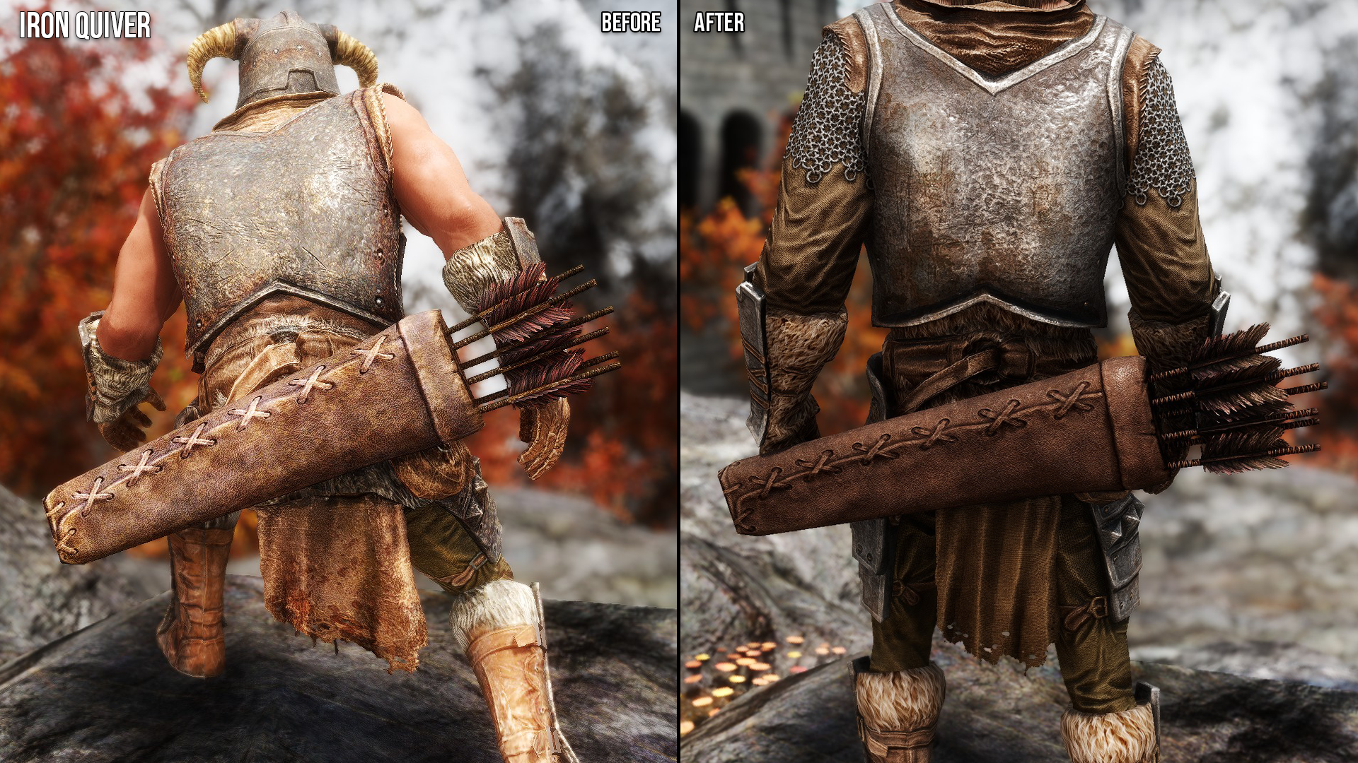 Iron Armors and Weapons Retexture SE mod for The Elder Scrolls V: Skyrim Special Edition