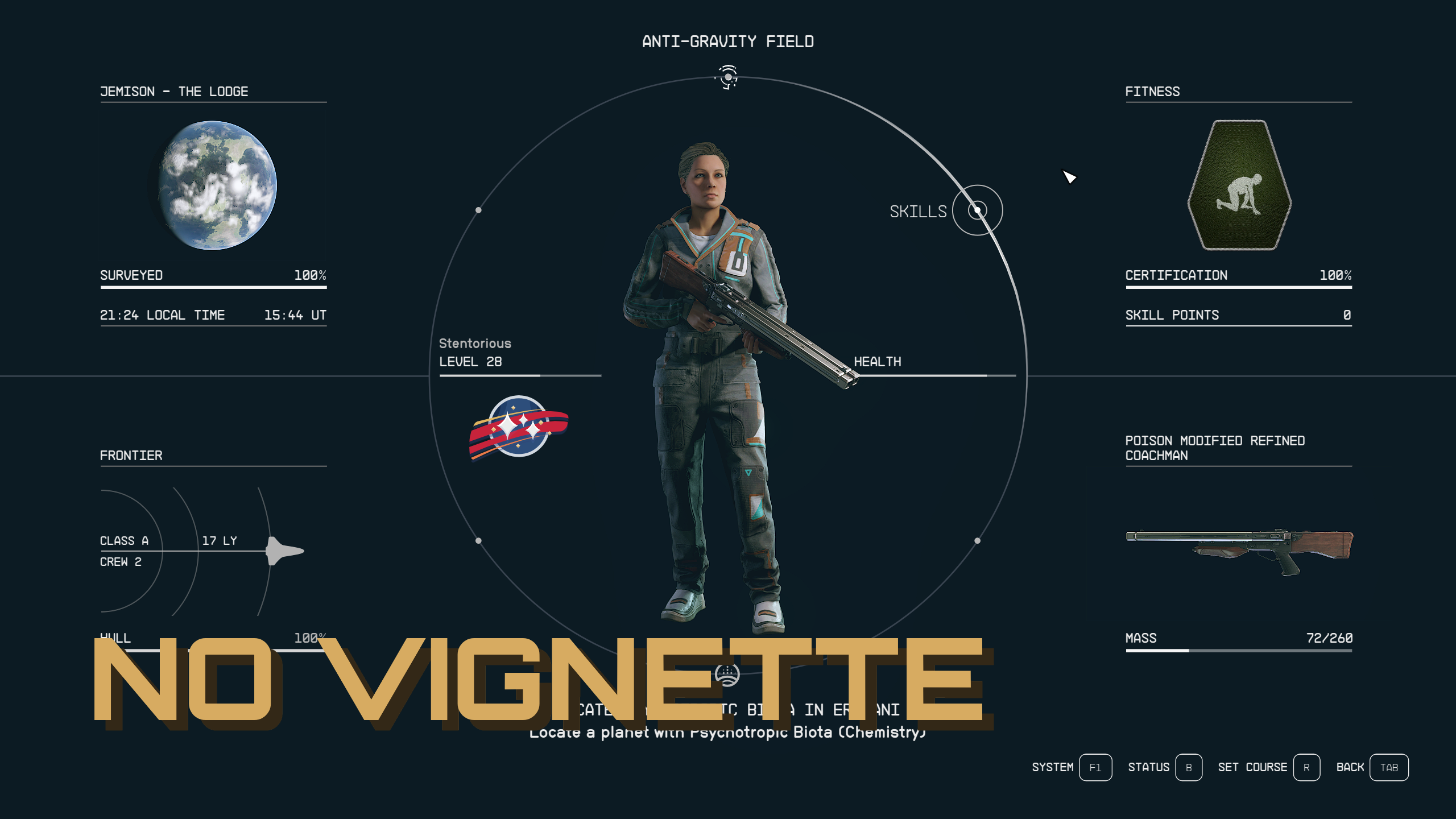 No Data Menu Flicker mod for Starfield